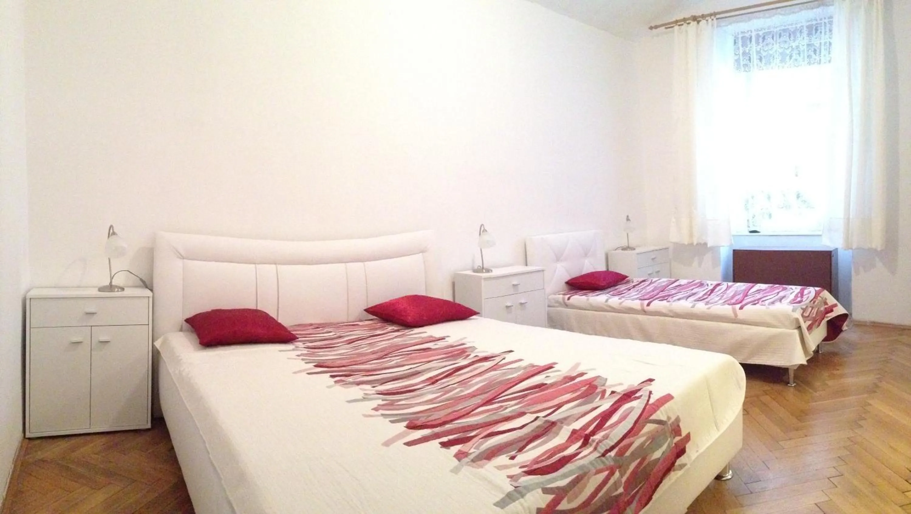 Bedroom, Bed in Apartments near Lesser Town
