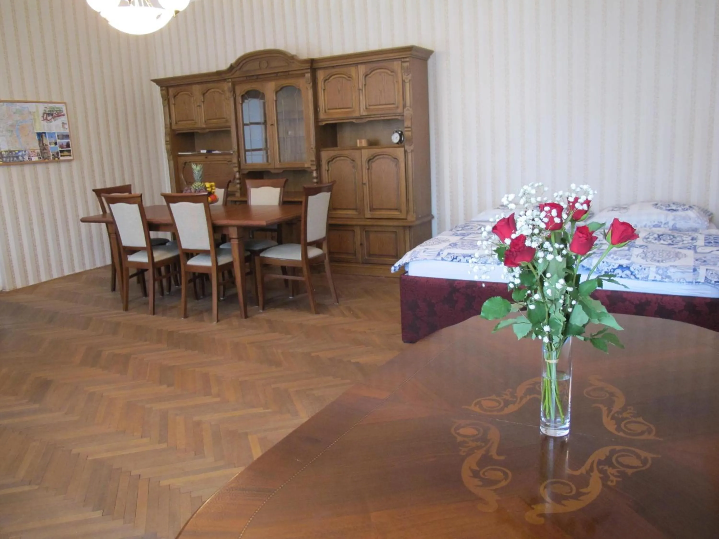 Bedroom in Apartments near Lesser Town
