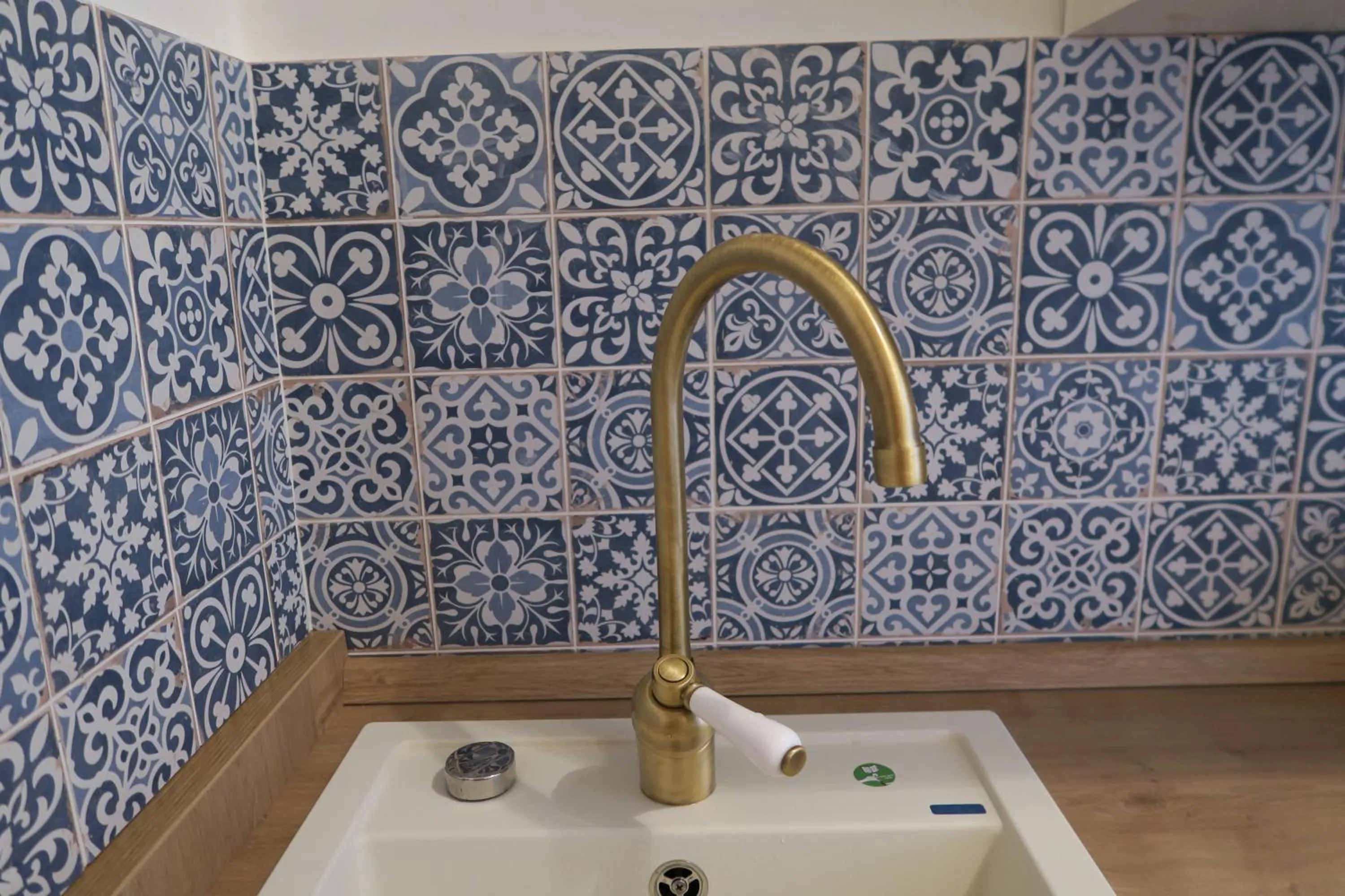 Kitchen or kitchenette in Apartments near Lesser Town