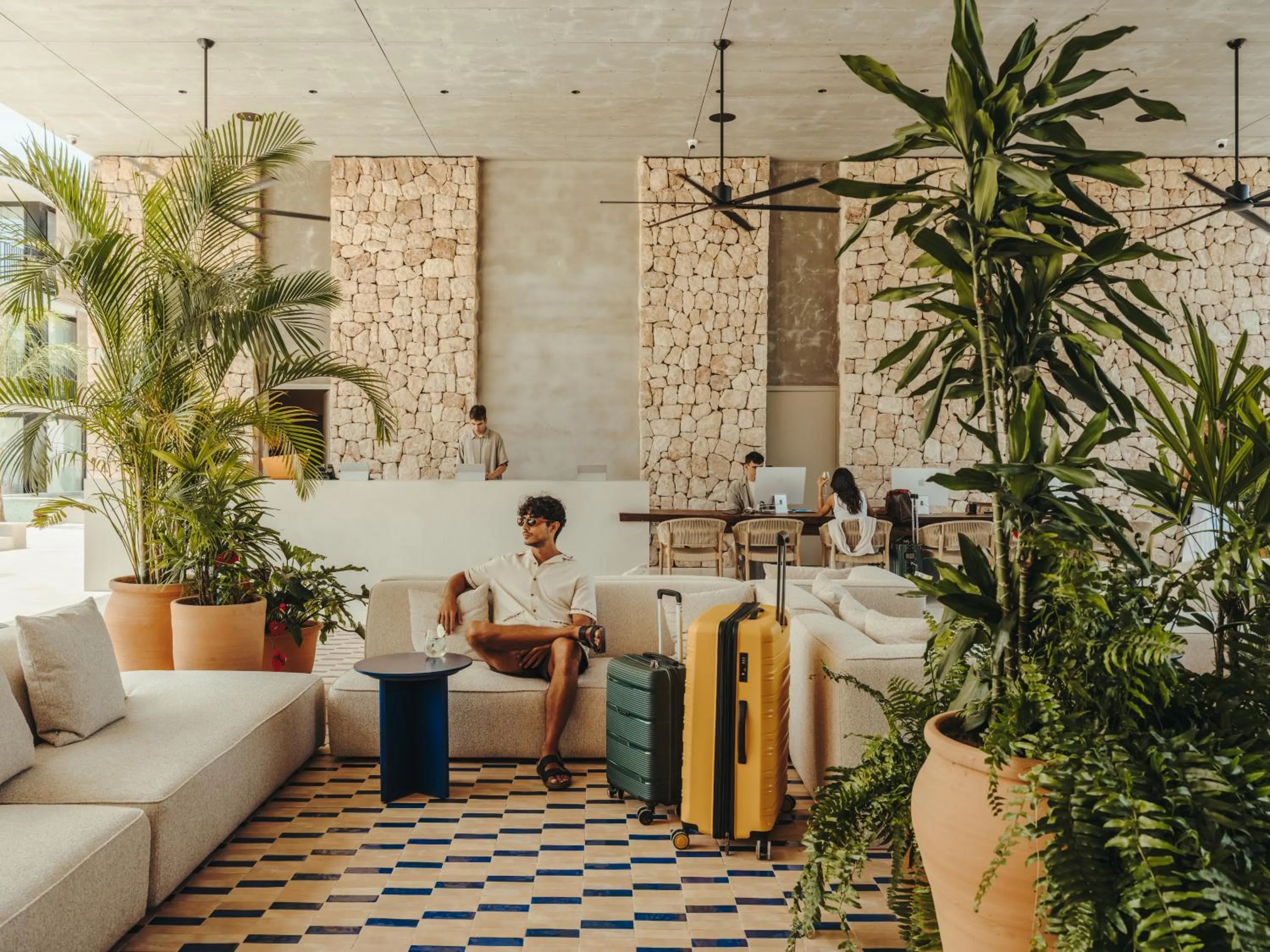 Lobby or reception in Bonito Ibiza by O Beach