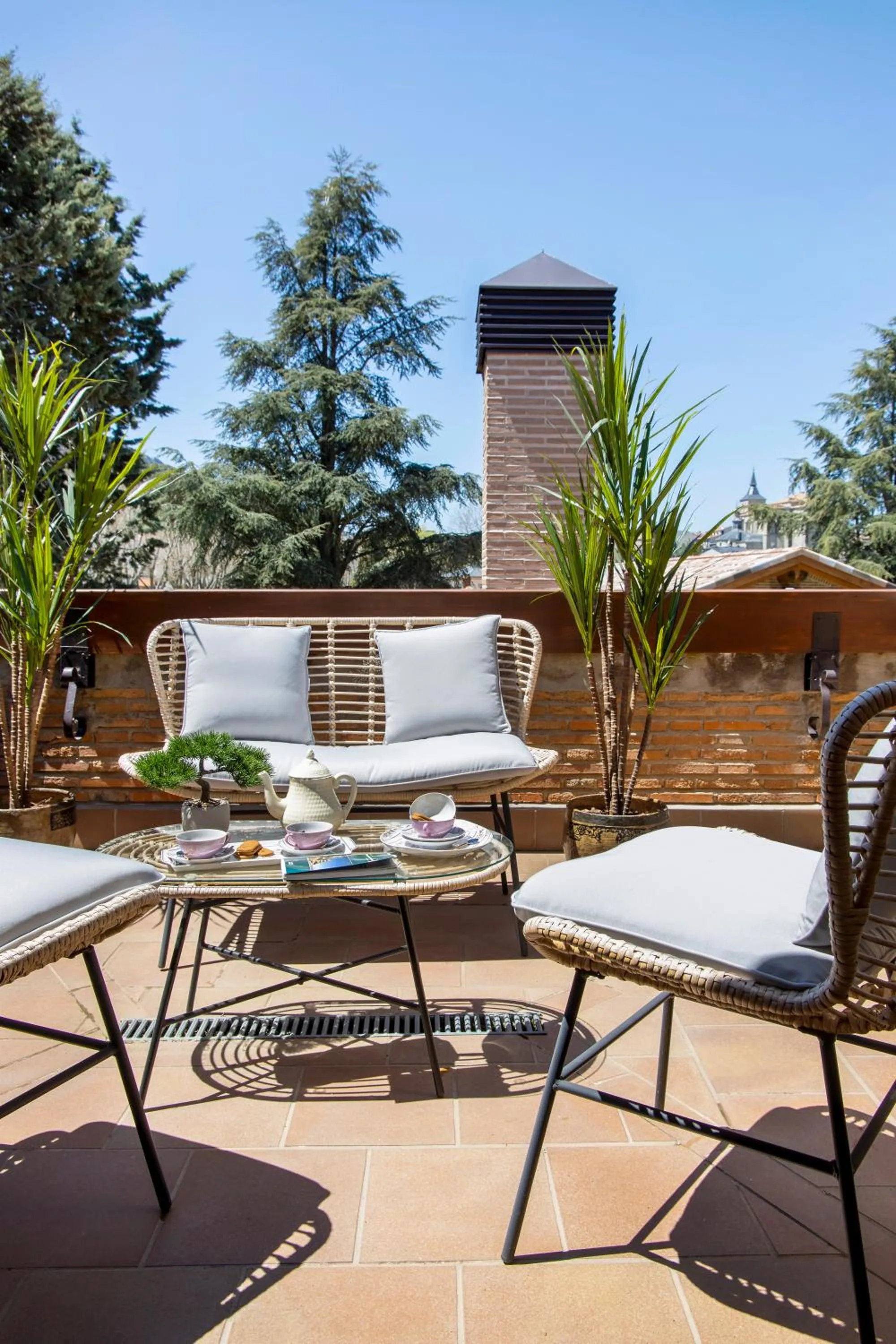 Balcony/Terrace in Los Rosales Hotel