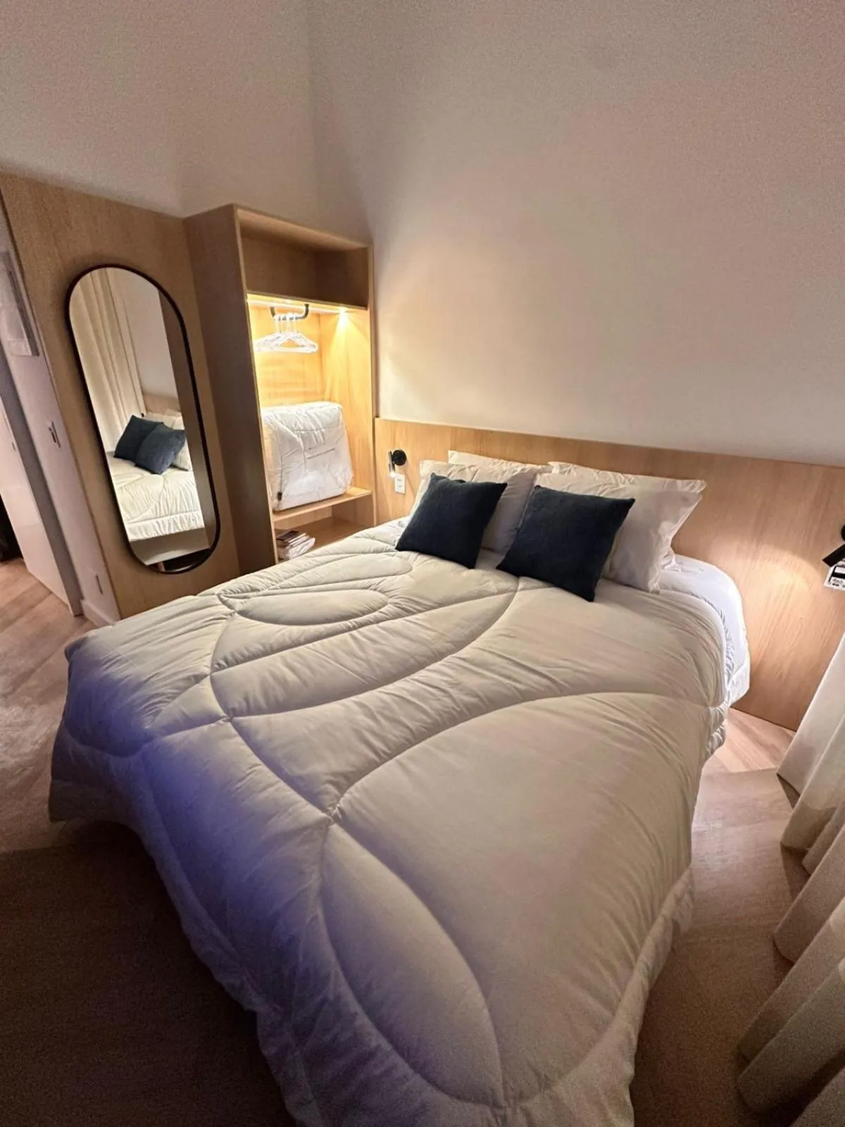 Bed in Studio Moderno ao Lado do Allianz Parque com Piscina & Academia