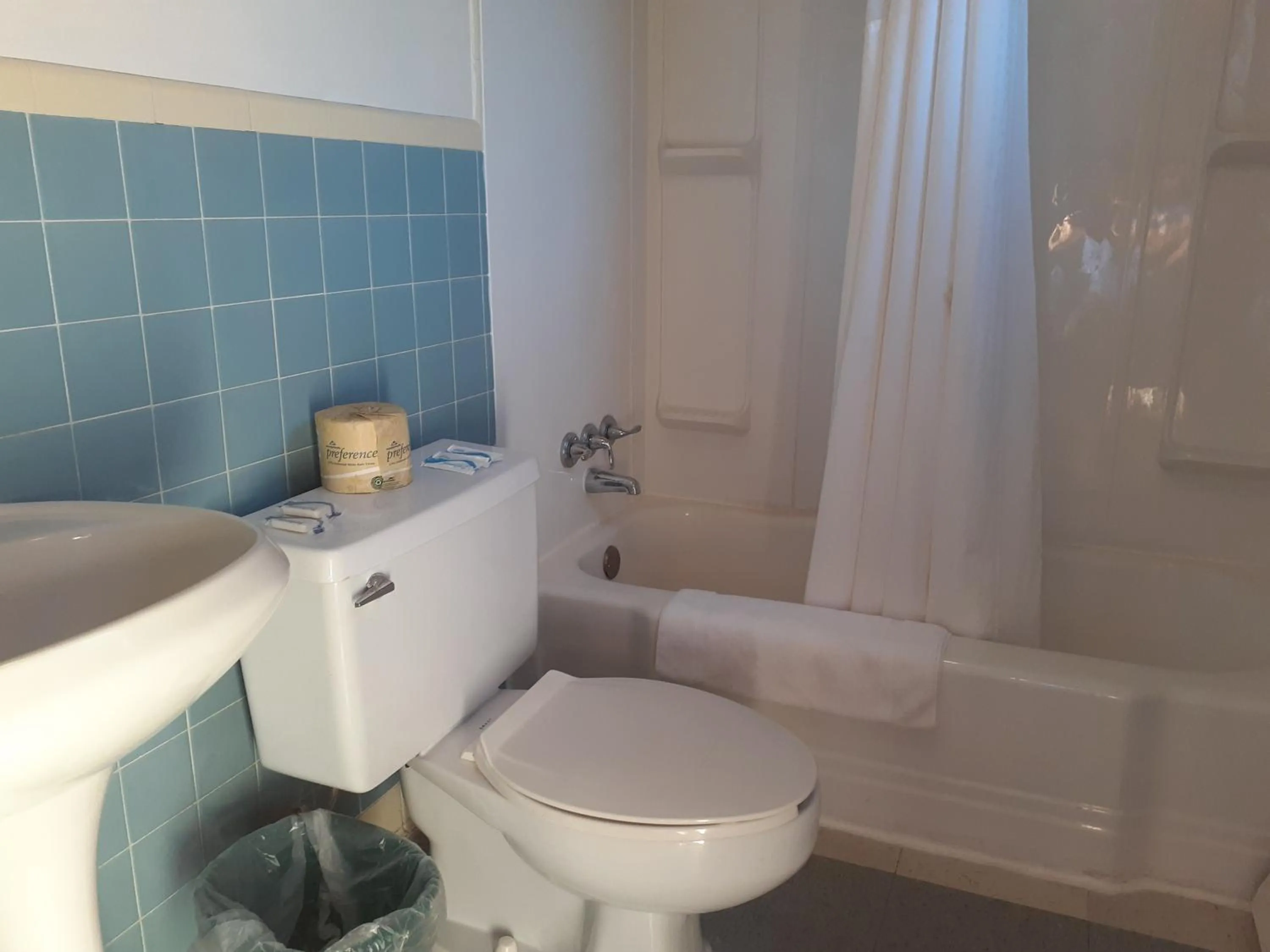 Bathroom in Cortland Motel