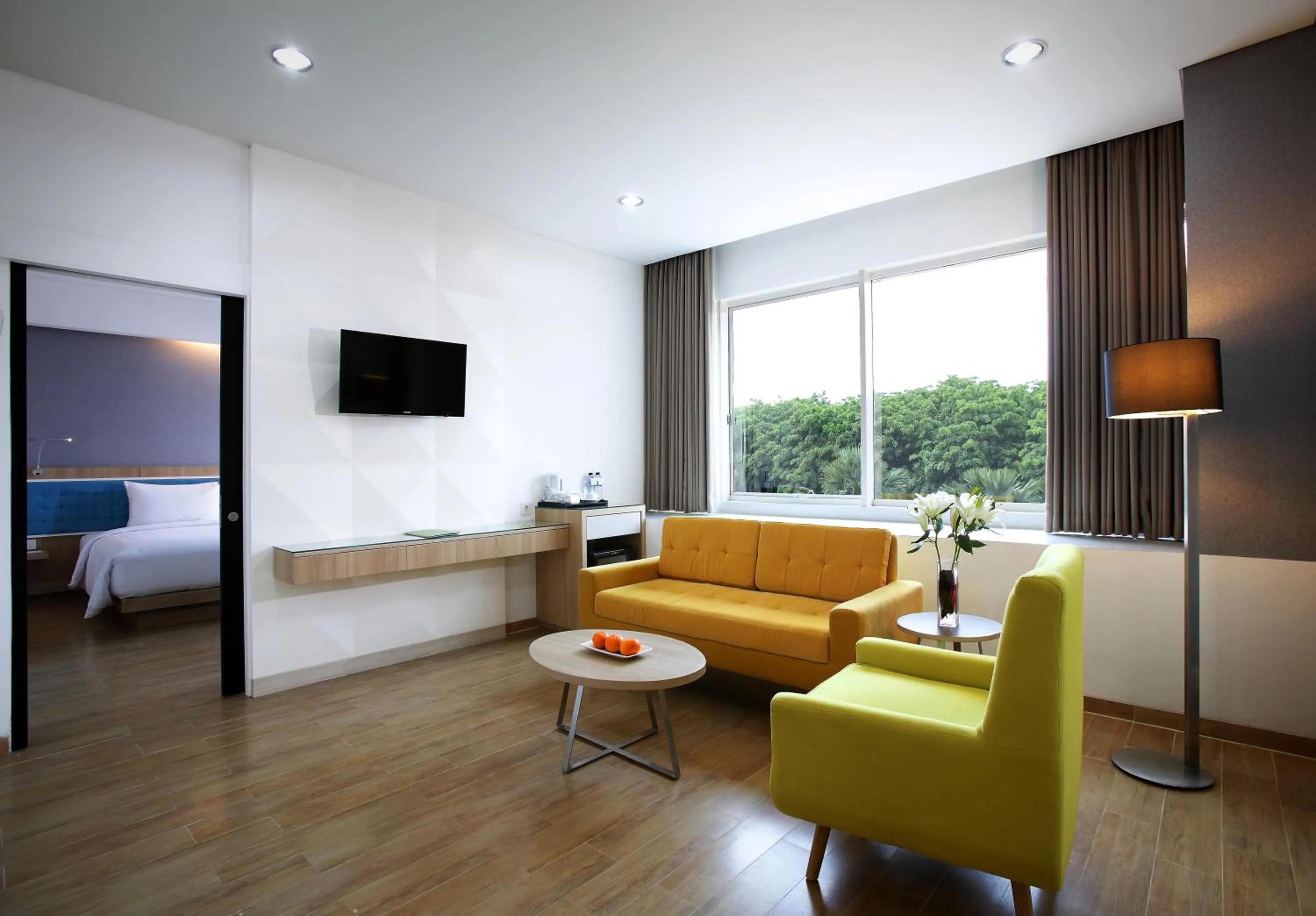 Bed in Hotel Santika Kelapa Gading