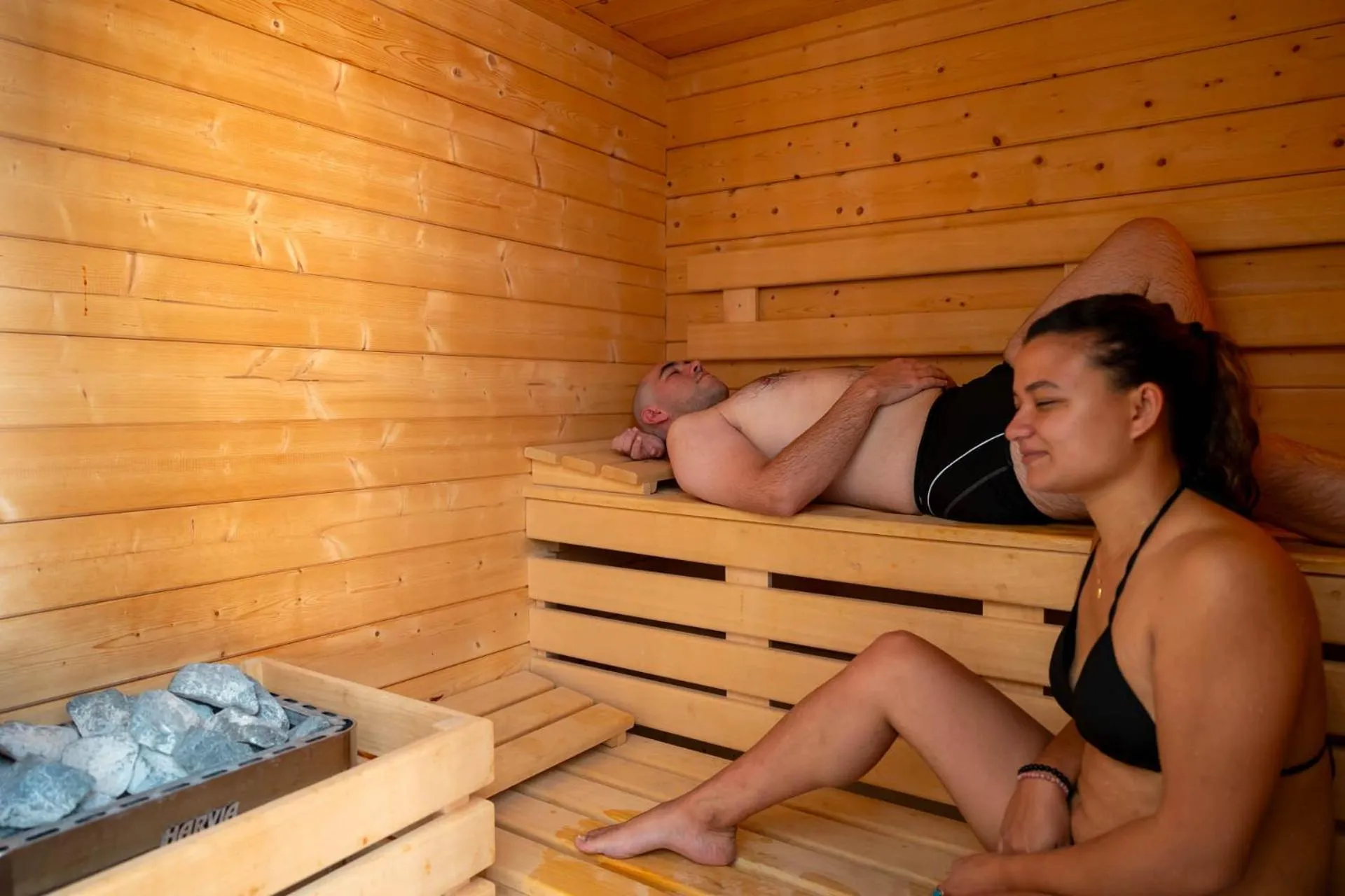 Sauna in Hôtel La Ségalière Spa Bar