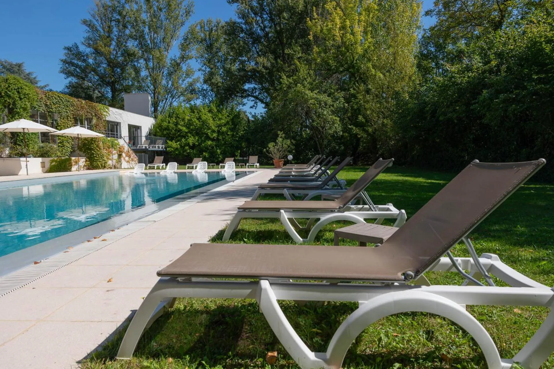 Swimming pool in Hôtel La Ségalière Spa Bar