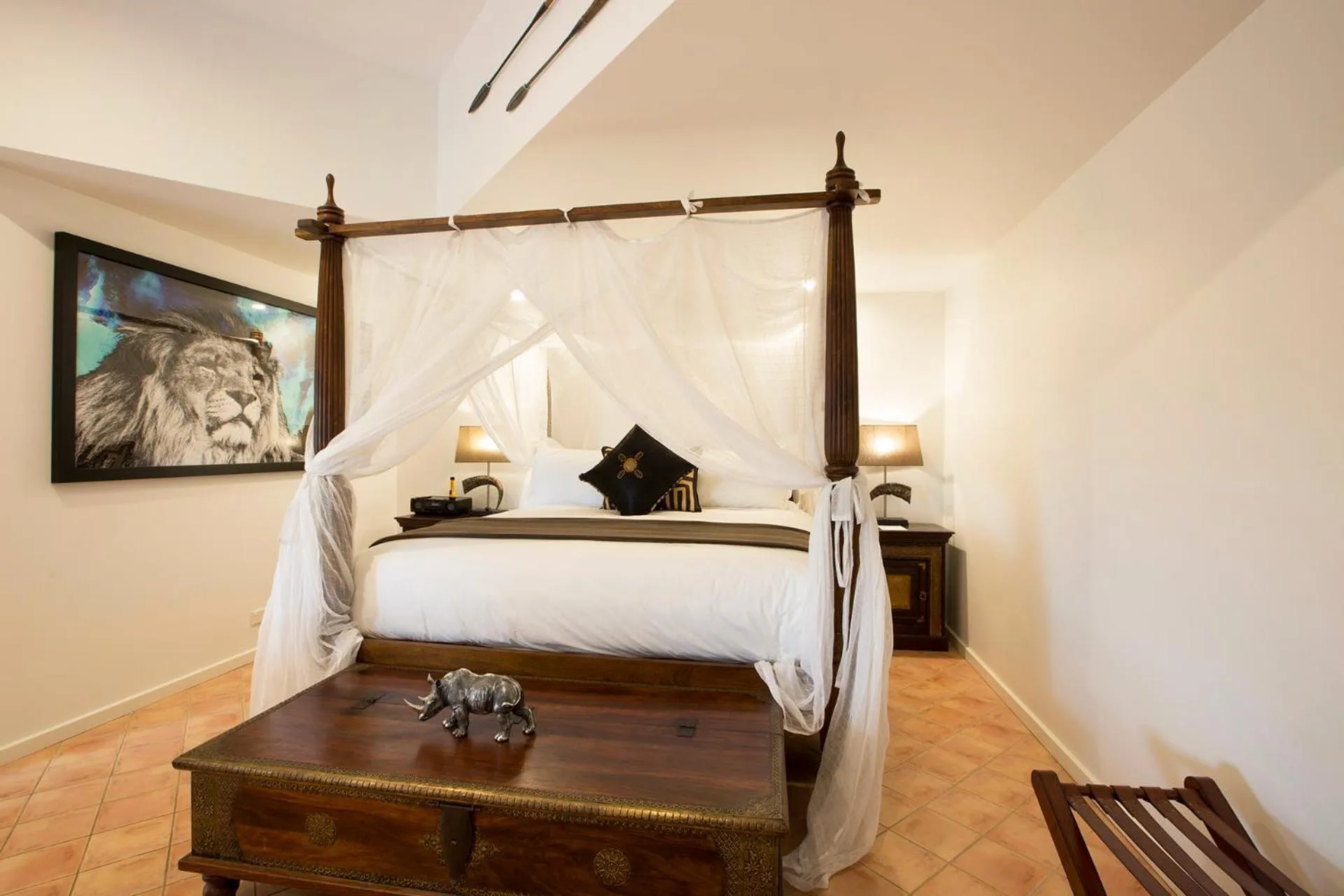 Bed in Jamala Wildlife Lodge