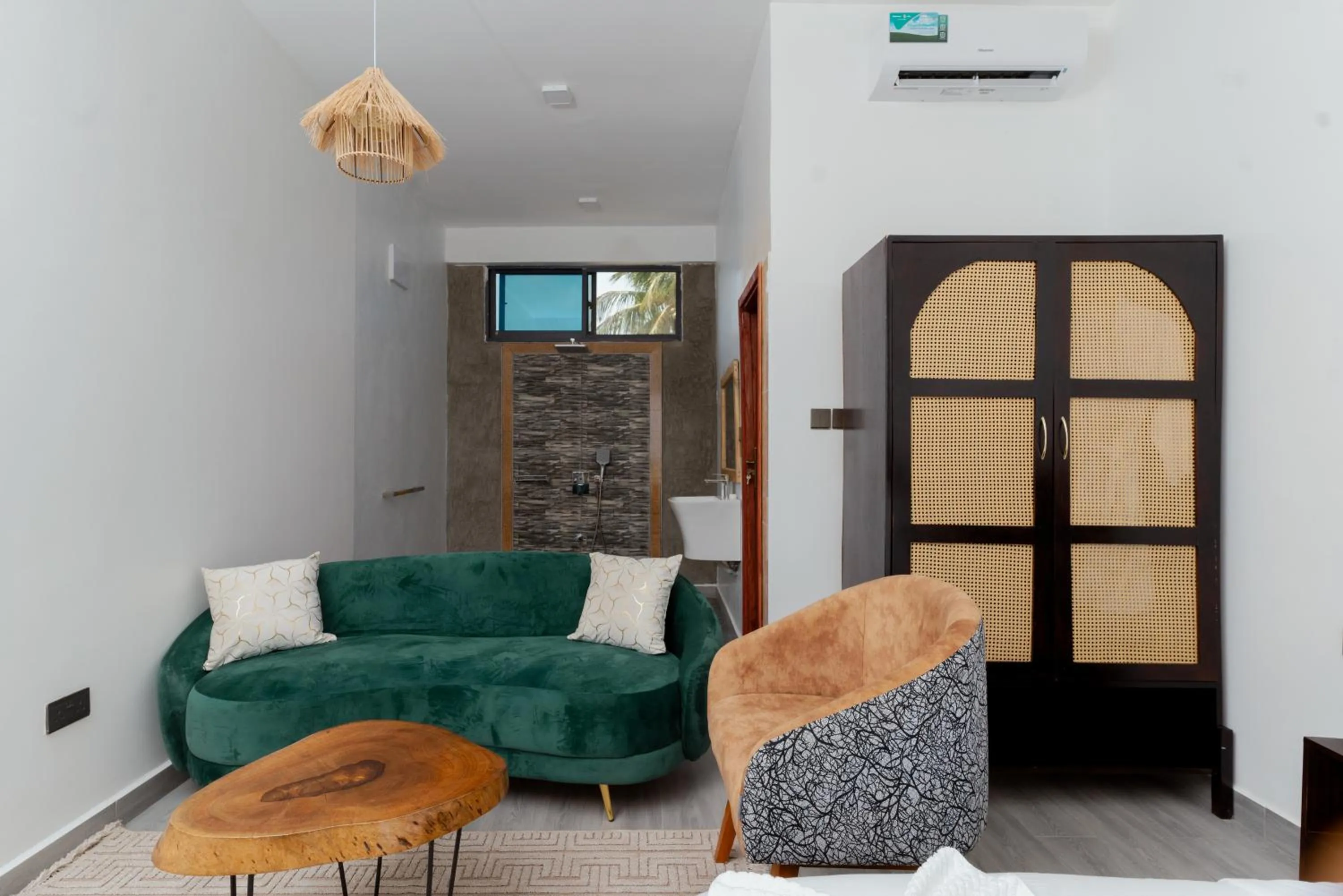 Seating area in Leparadis Zanzibar Boutique Hotel