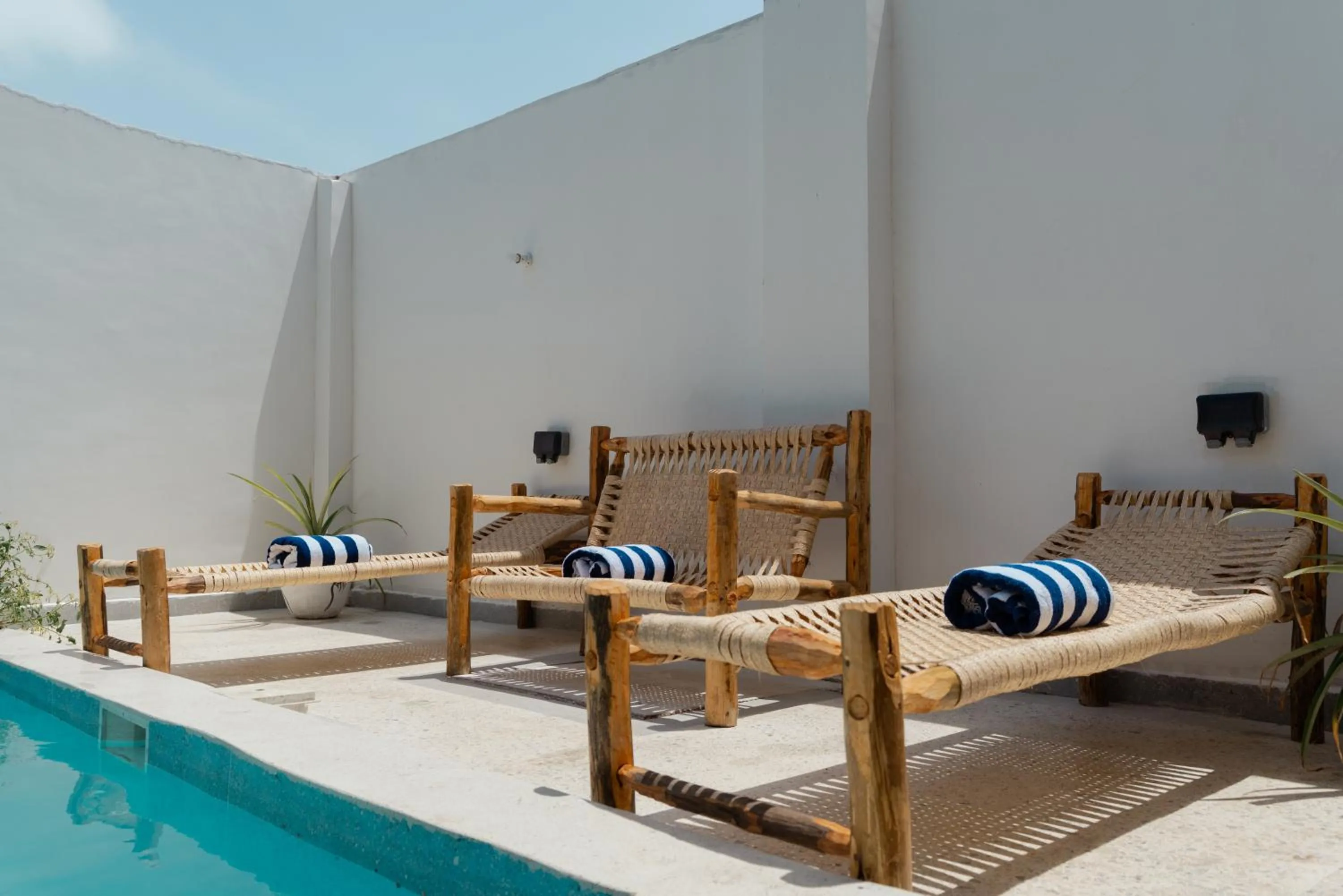 Swimming pool in Leparadis Zanzibar Boutique Hotel