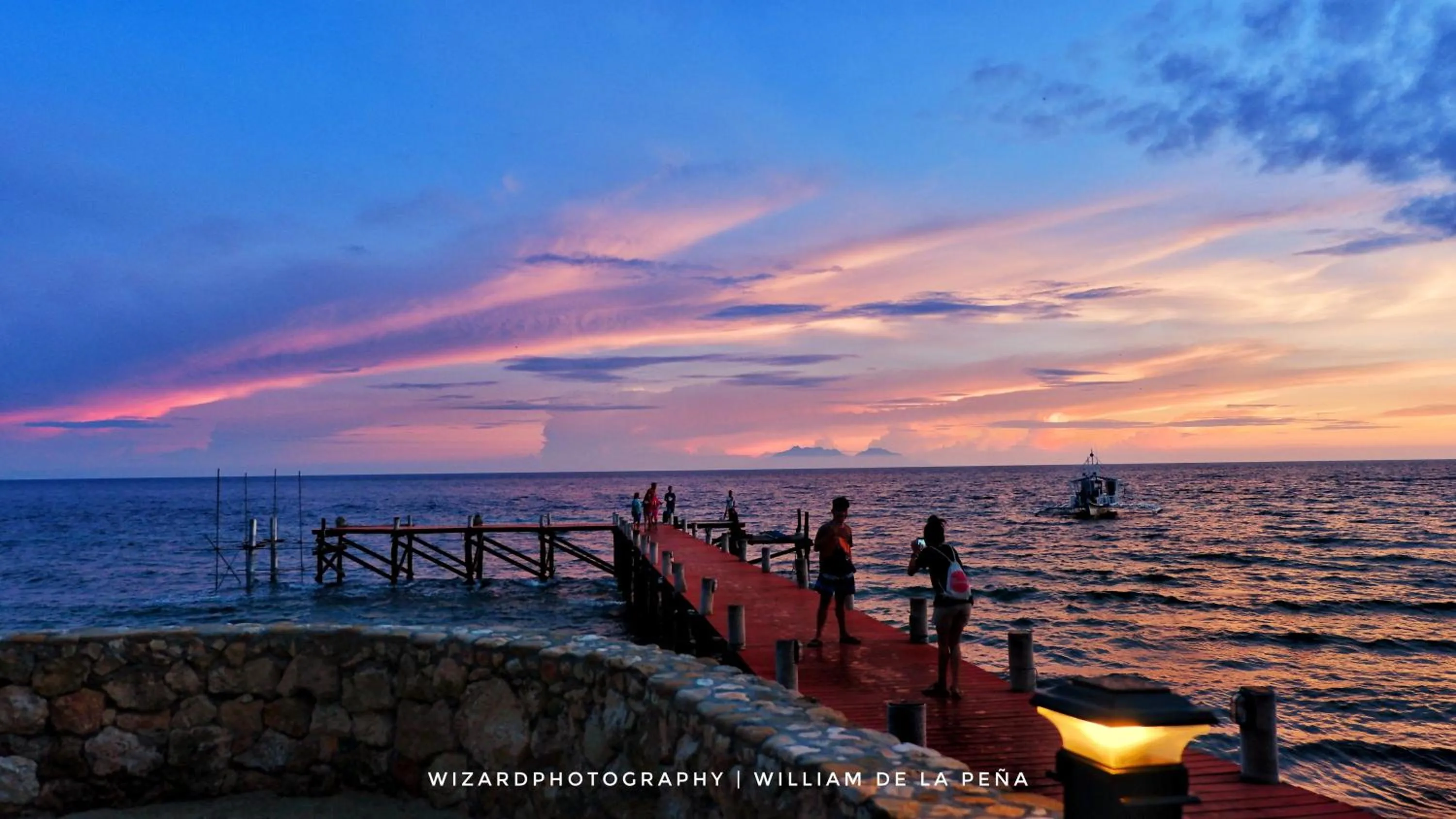 Sunset in Magic Oceans Dive Resort