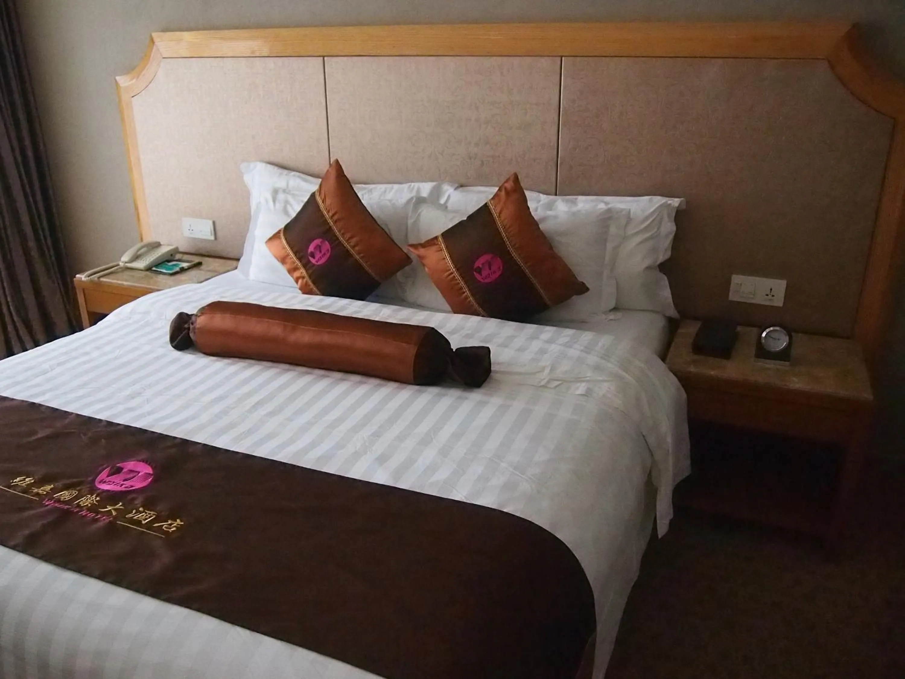 Bed in Wenchang Waika Hotel