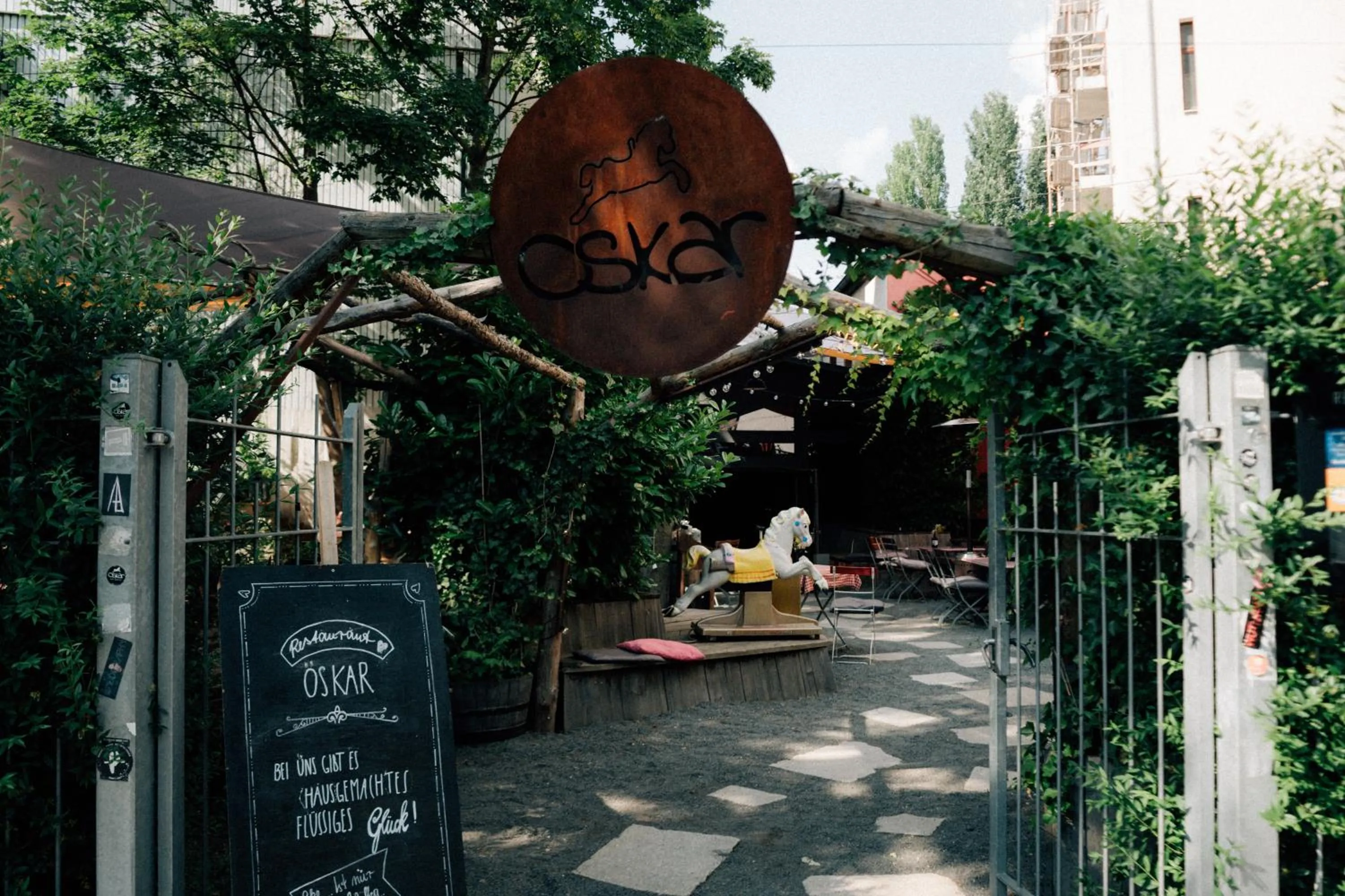 Garden in Oskars Absteige