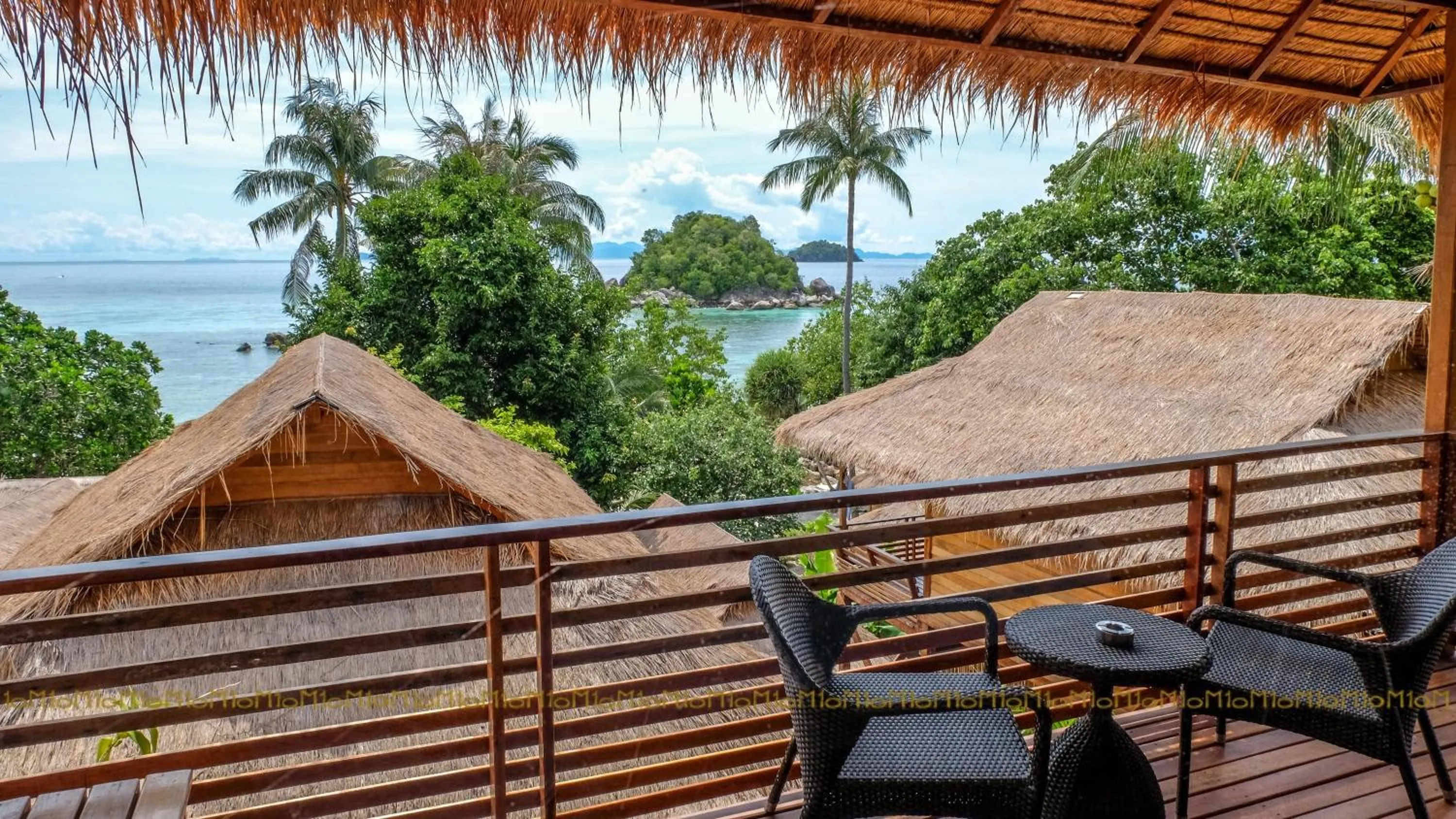 Balcony/Terrace in Ten Moons Lipe Resort