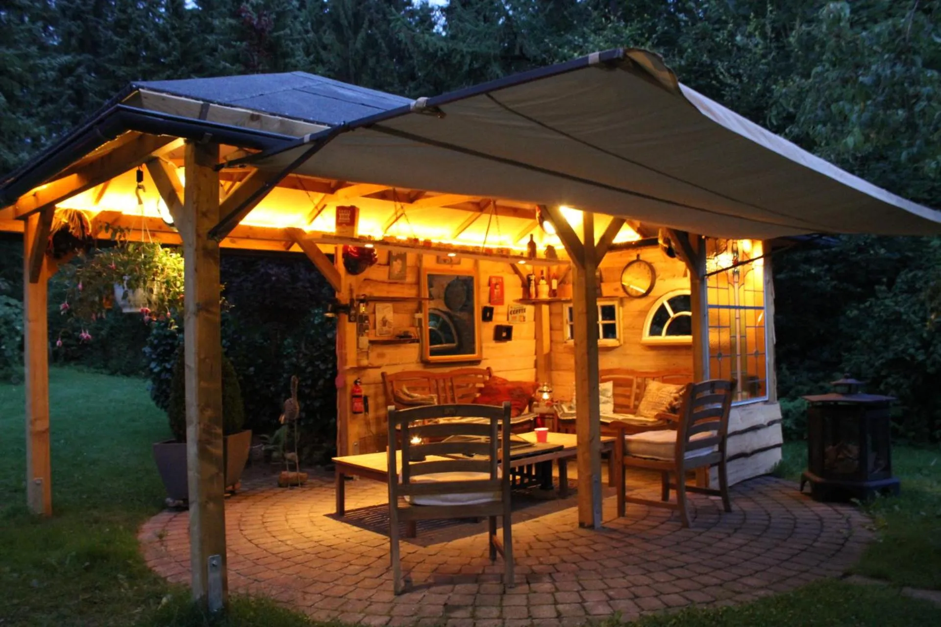 BBQ facilities in Gasthof Walhalja