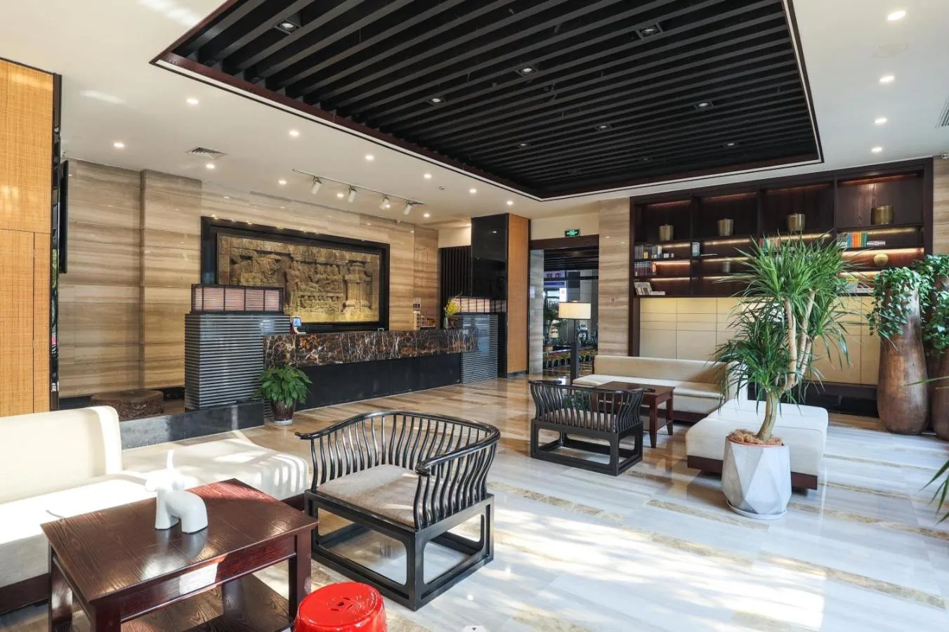 Lobby or reception in SSAW Boutique Hotel Hangzhou East - Free Self Service Laundry