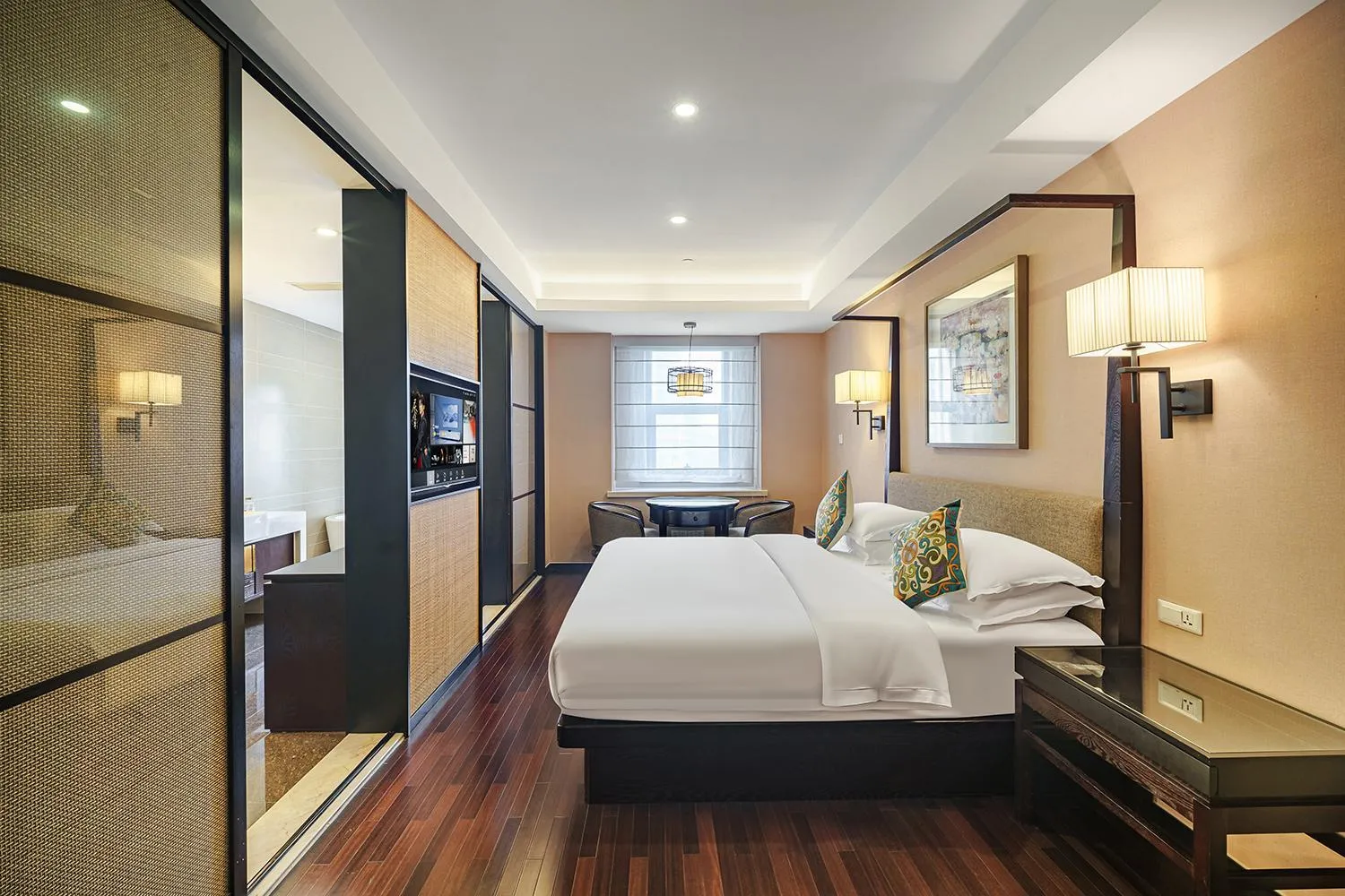 Bed in SSAW Boutique Hotel Hangzhou East - Free Self Service Laundry