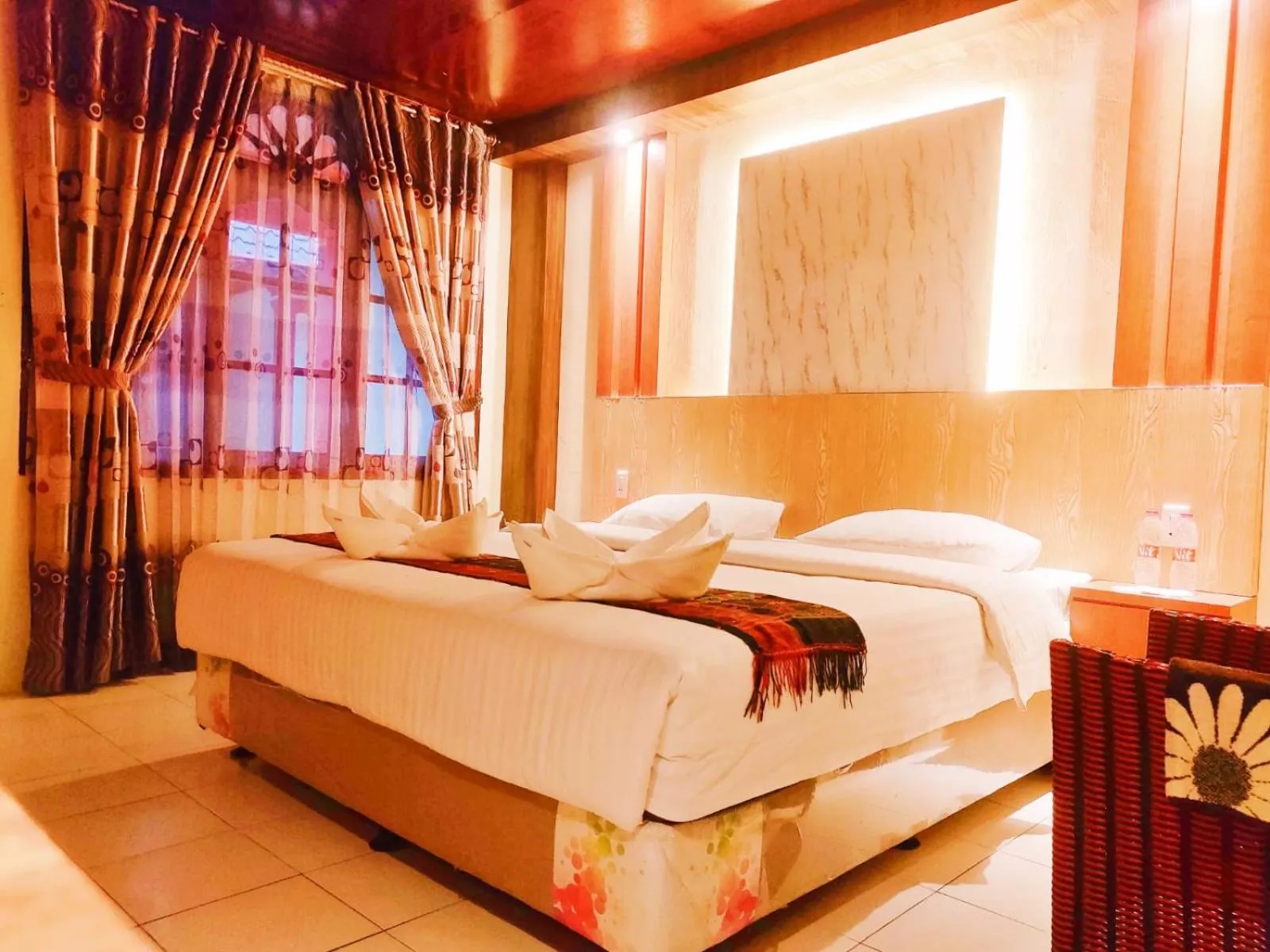 Bed in Judita Cottages