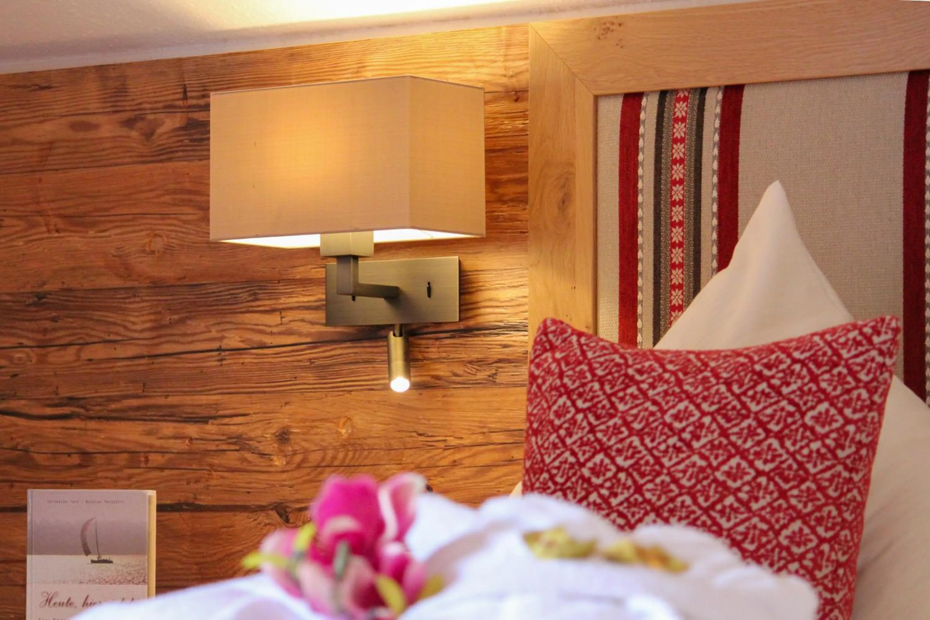 Decorative detail, Bed in Landhotel Berghof