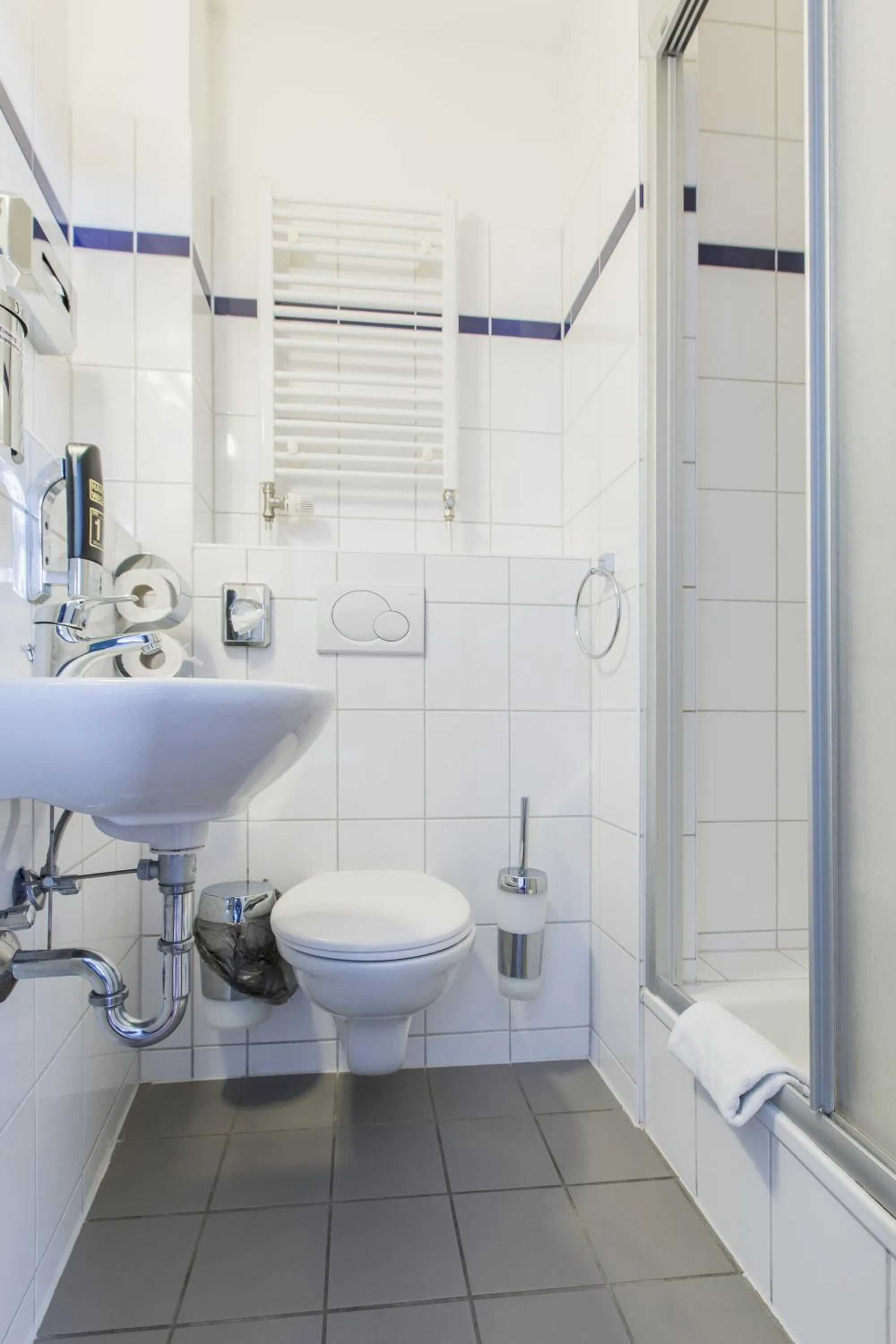 Bathroom in a&o Amsterdam Zuidoost