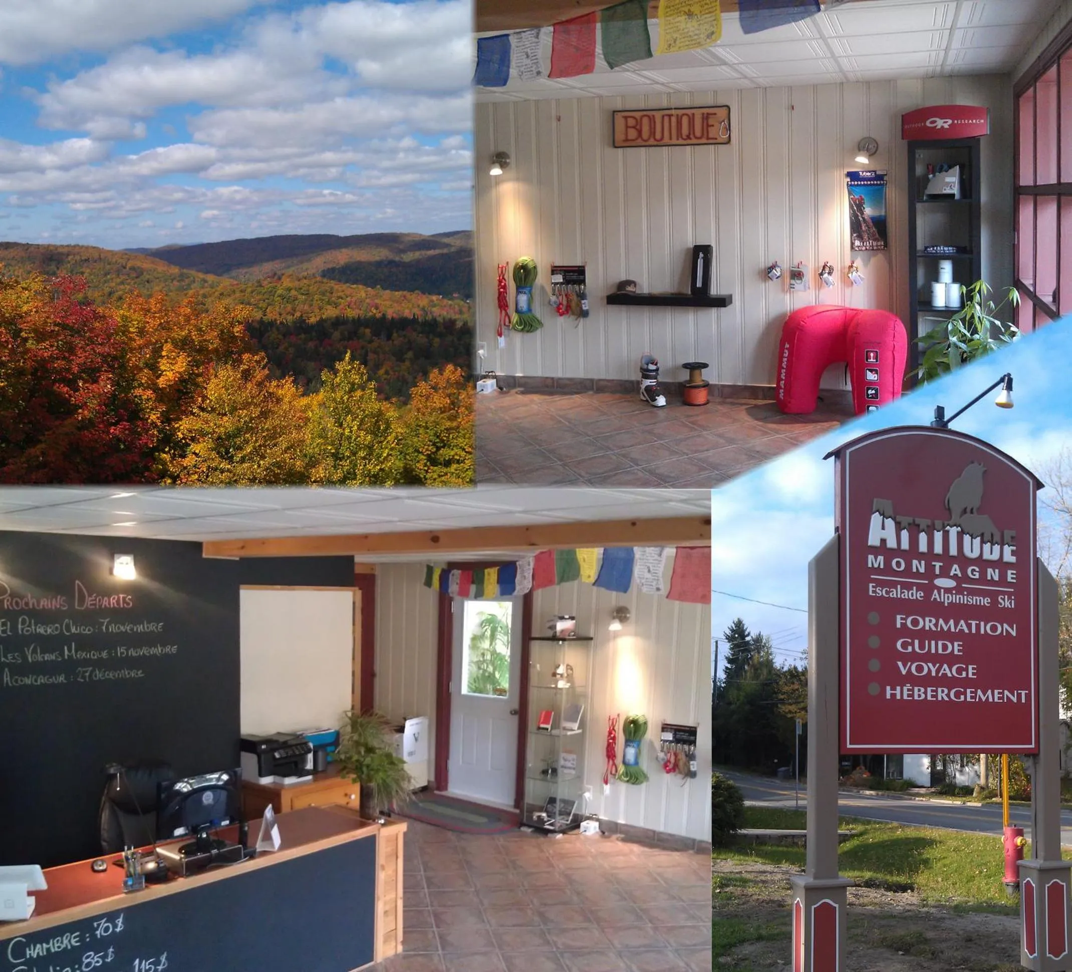 Decorative detail in Attitude Montagne