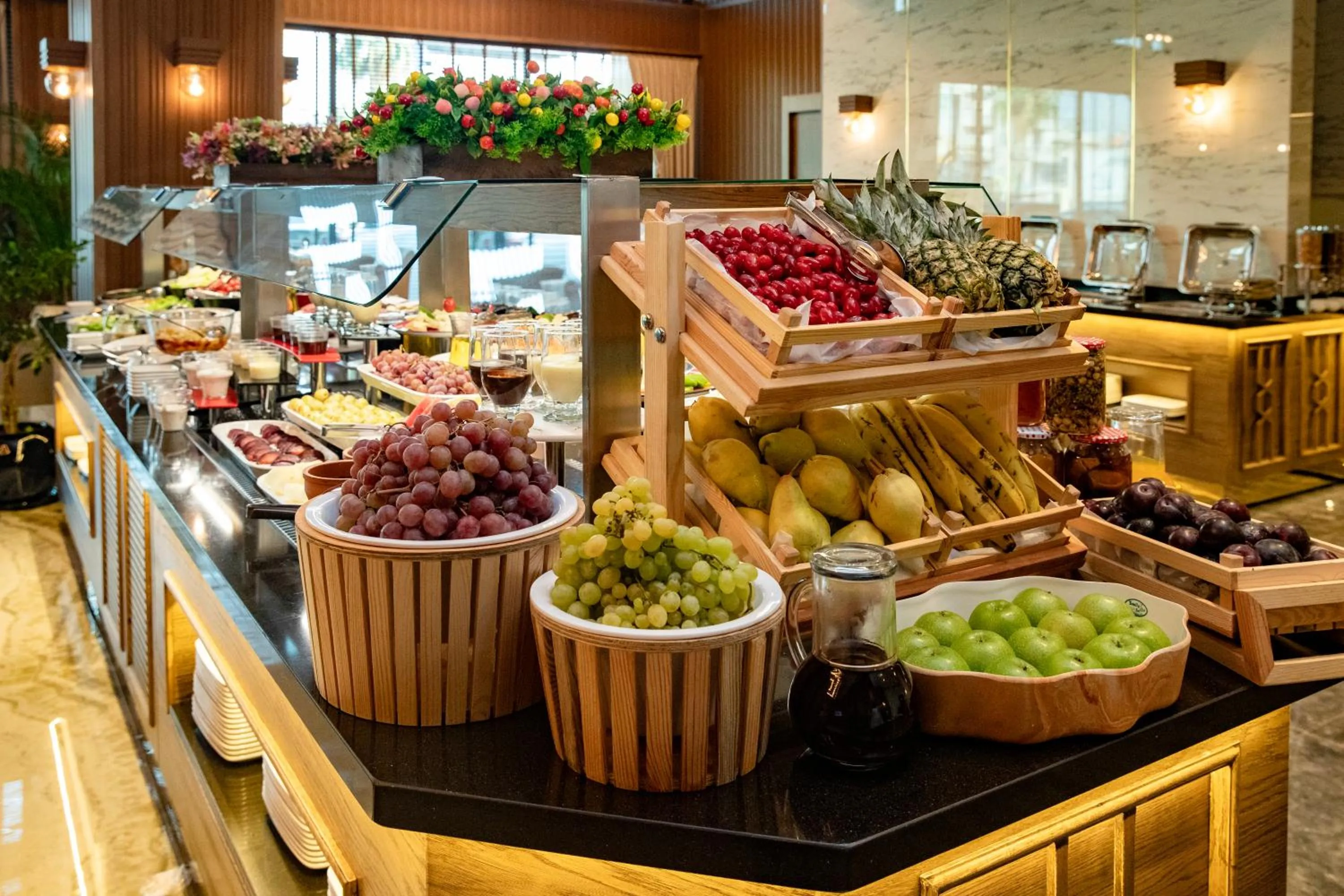 Buffet breakfast in Park Dedeman Mersin Marina