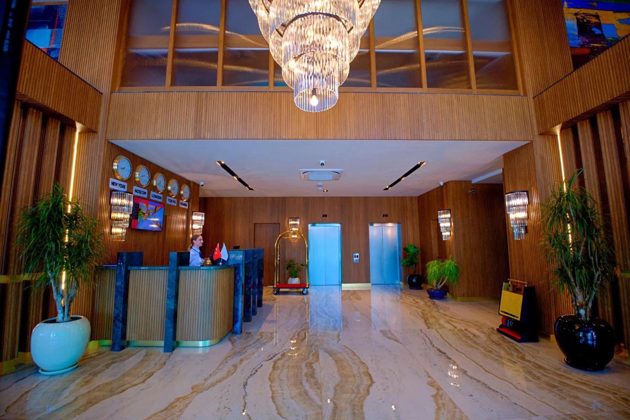 Lobby or reception in Park Dedeman Mersin Marina