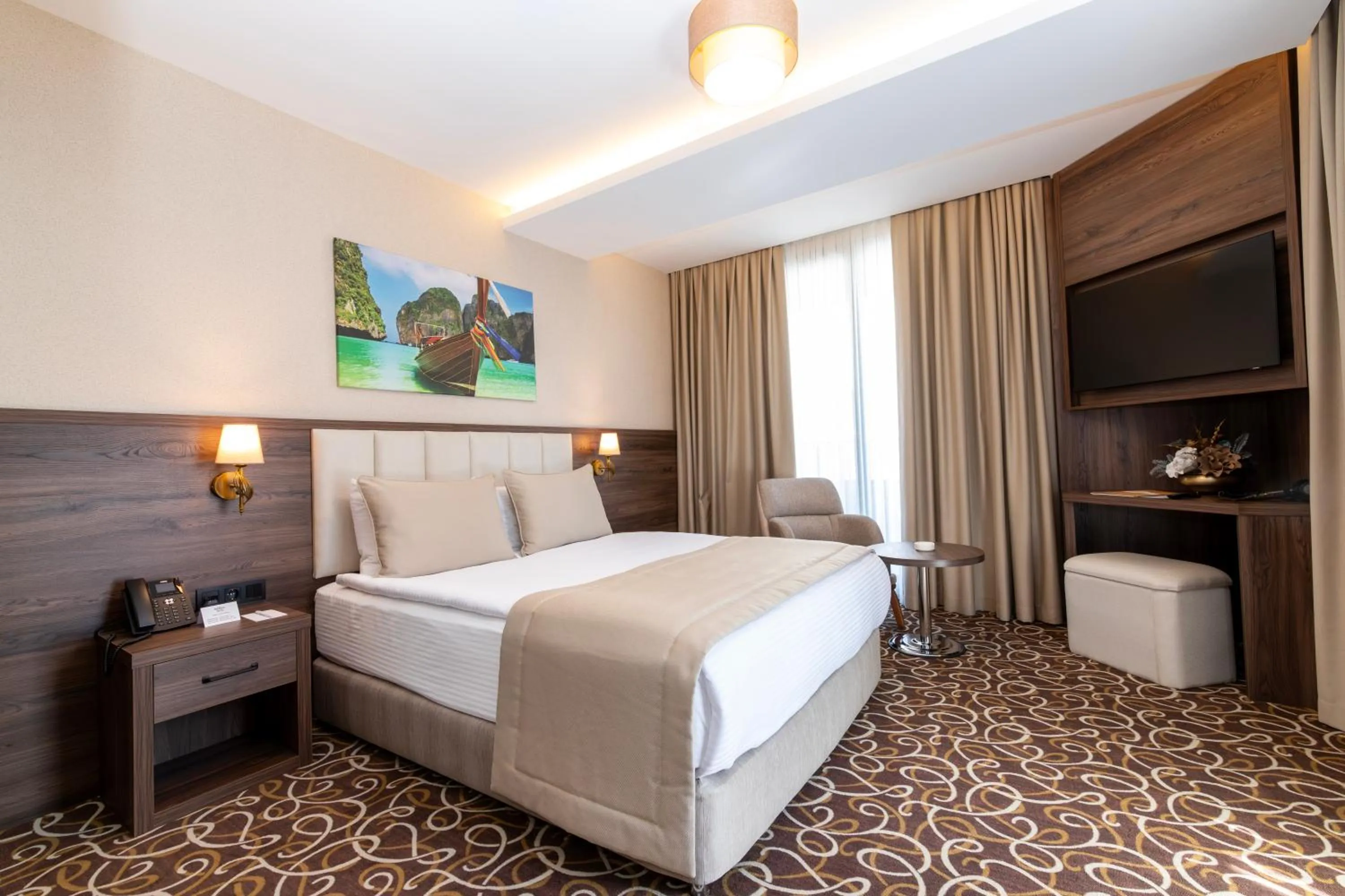 Bedroom, Bed in Park Dedeman Mersin Marina