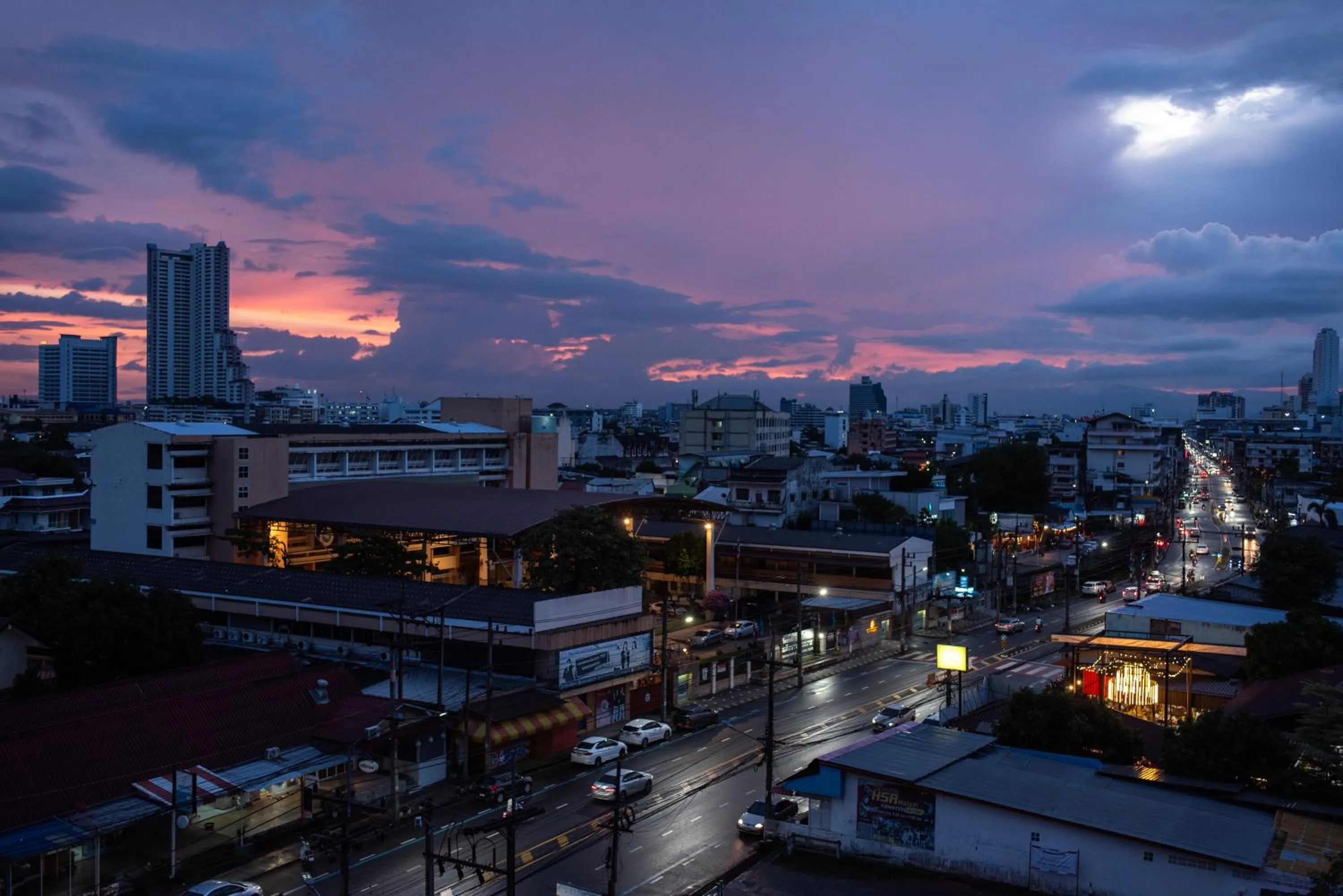 City view in River Hotel Hatyai