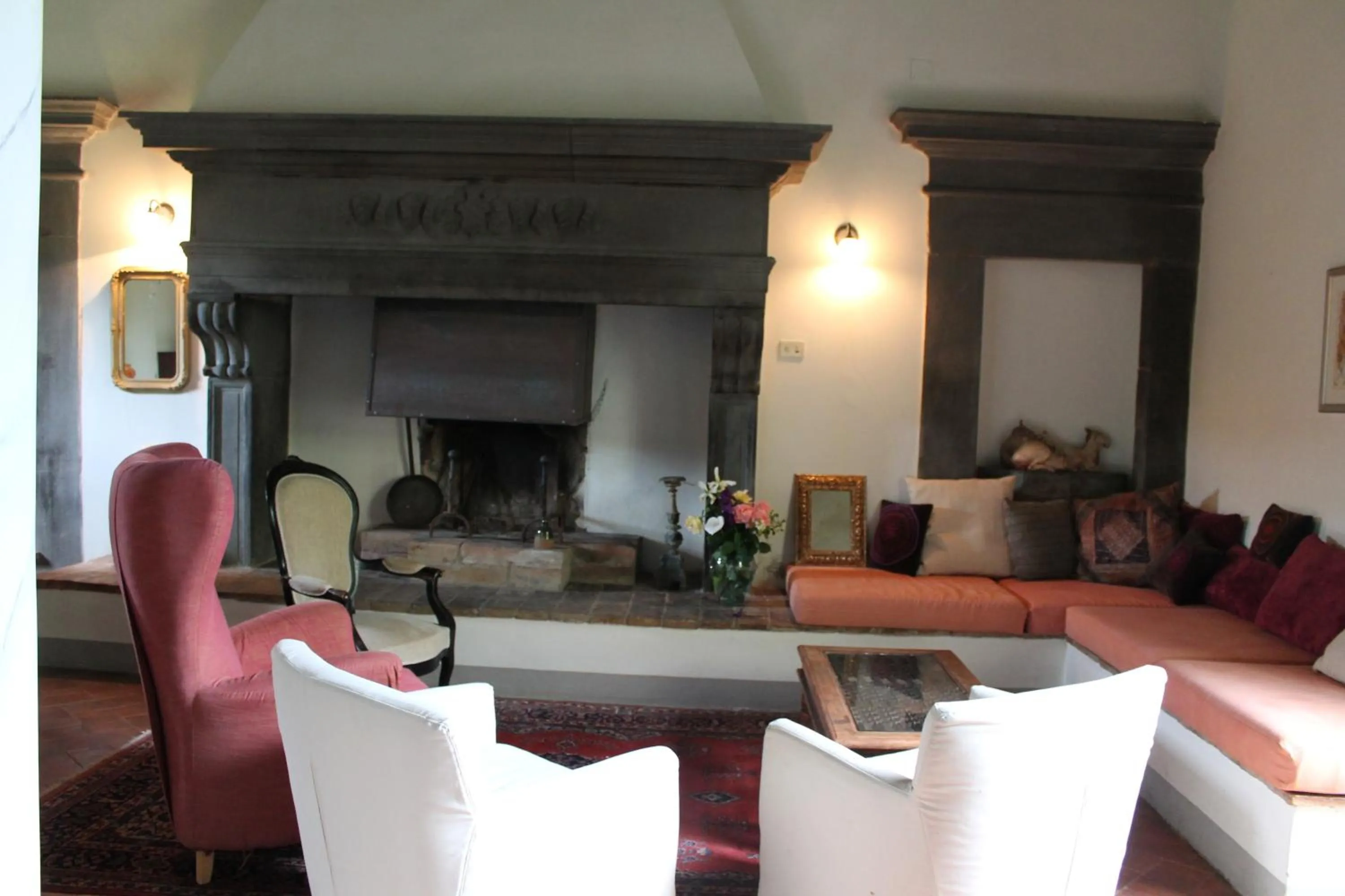 Seating area in Il Poggio B&B