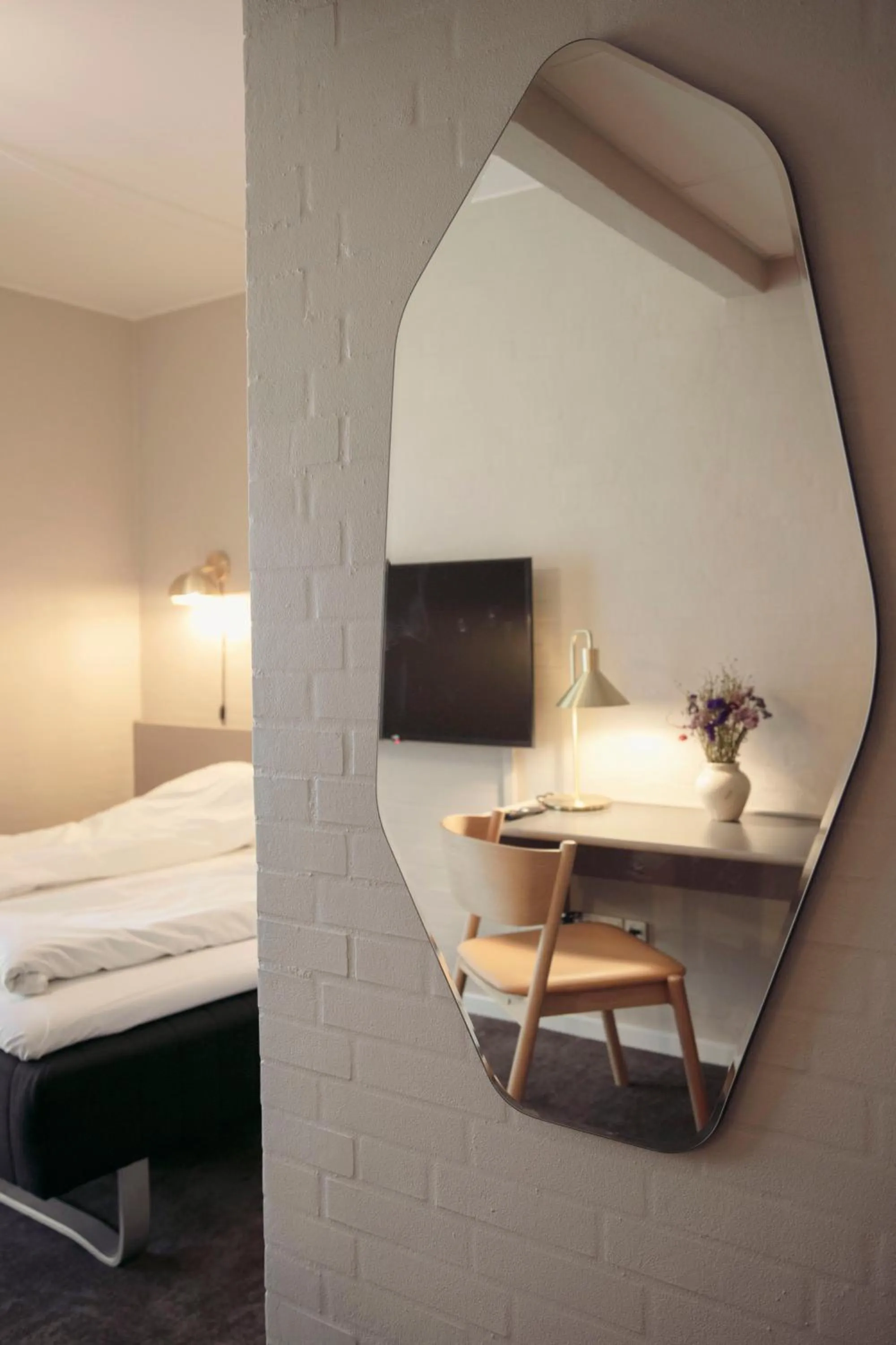 Bed in Fjelsted Skov Hotel & Konference