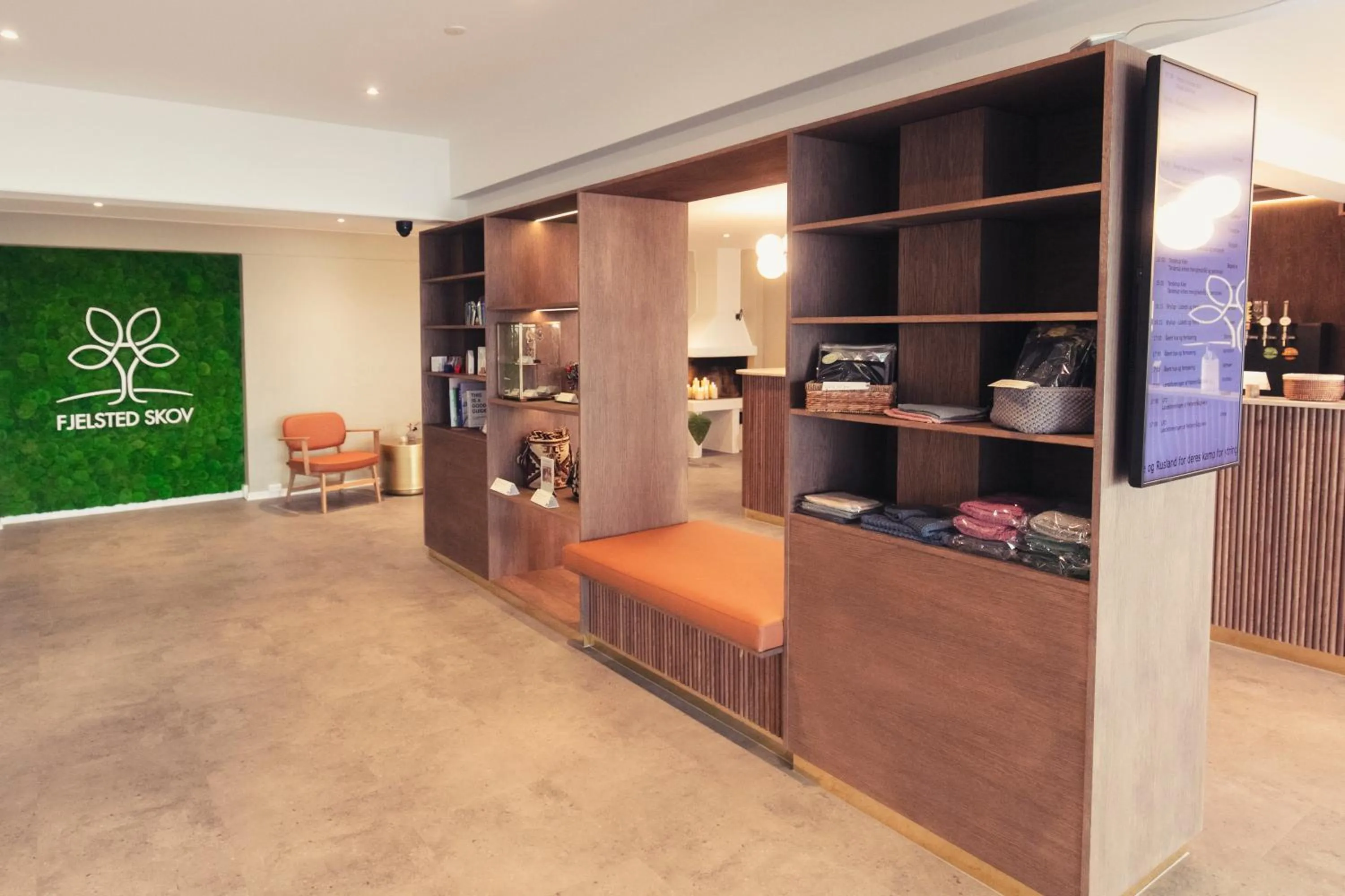 Lobby or reception in Fjelsted Skov Hotel & Konference