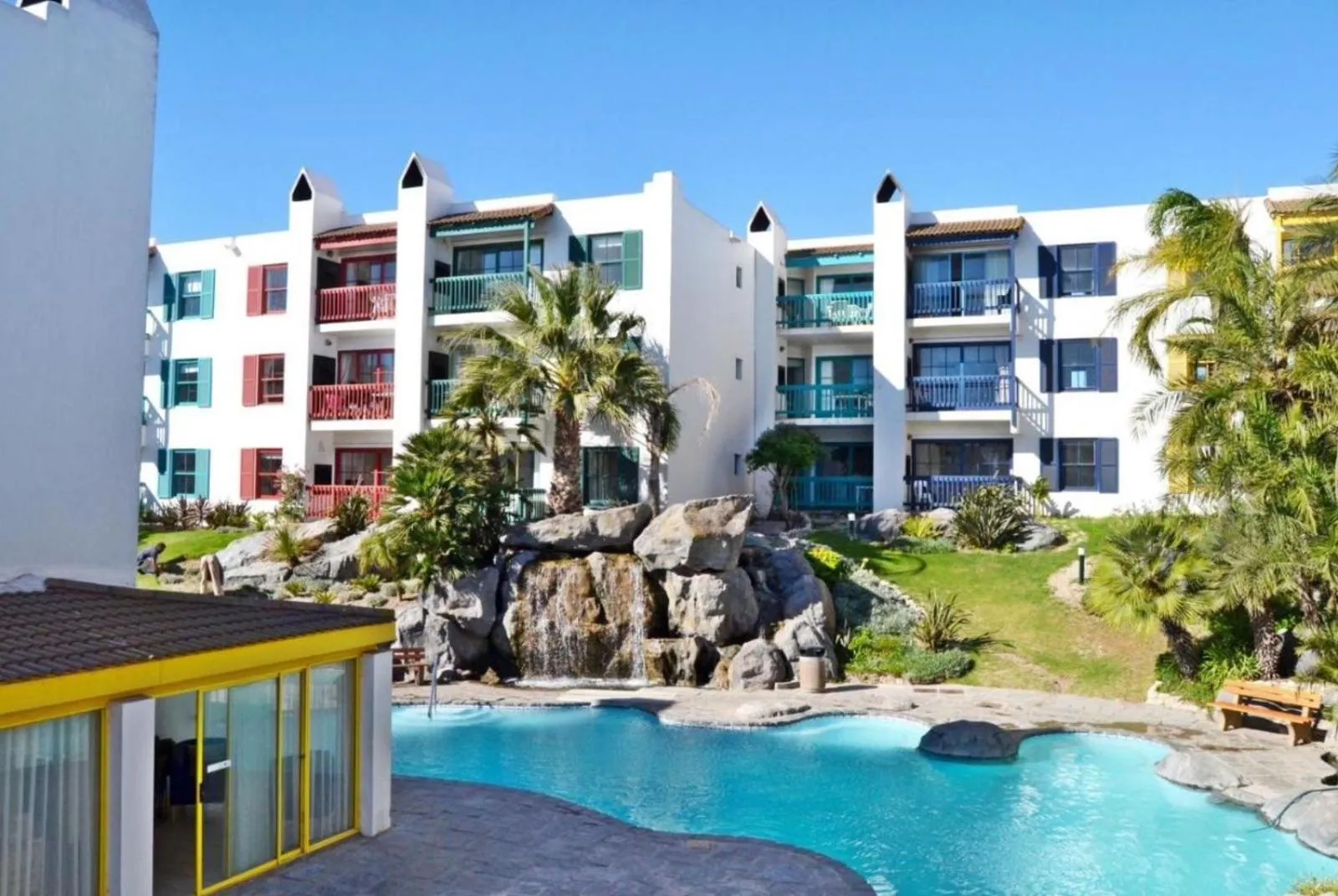 Pool view in Club Mykonos Langebaan