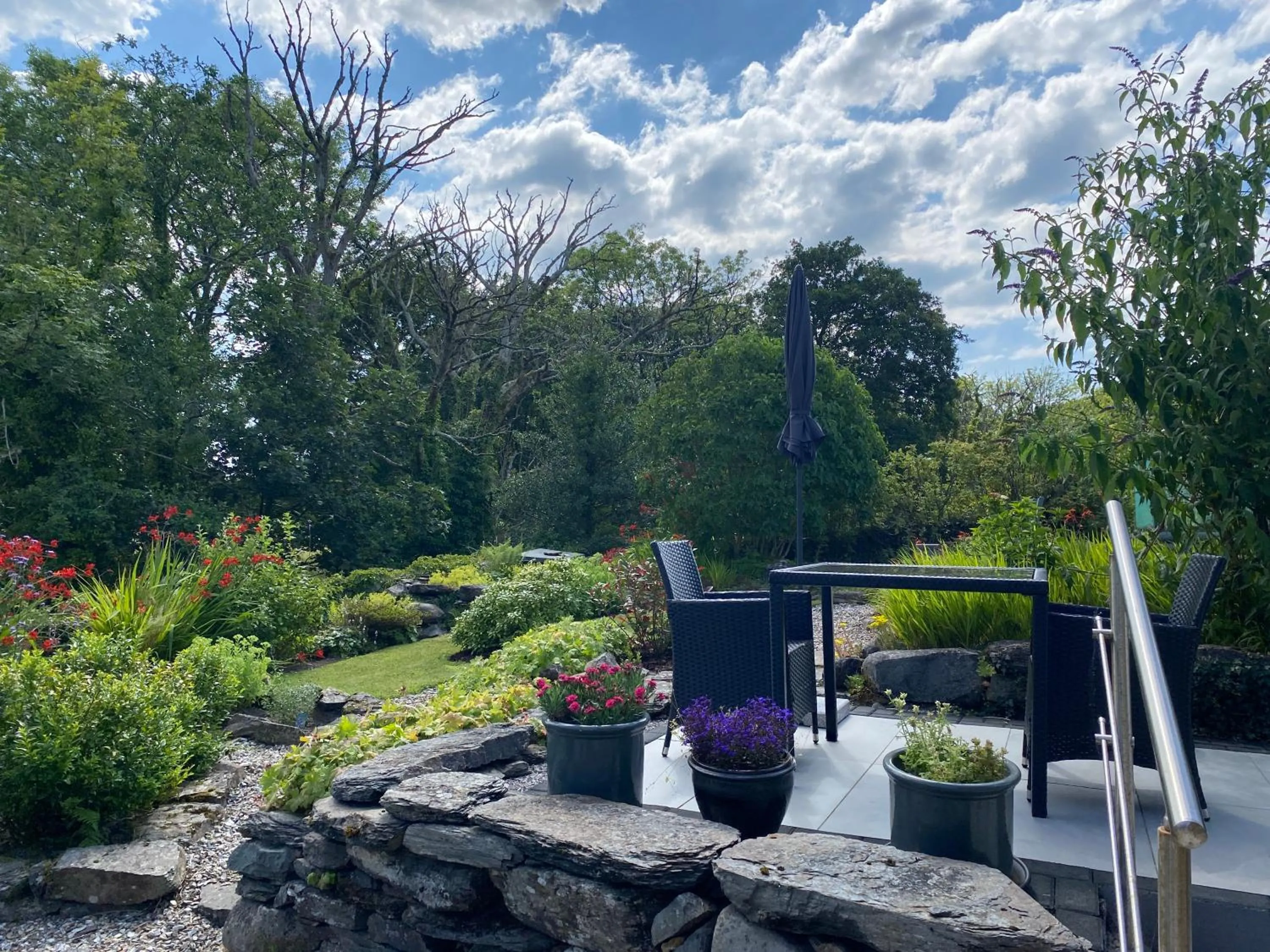 Garden in Garth Engan Private Self Contained B&B with Garden Area