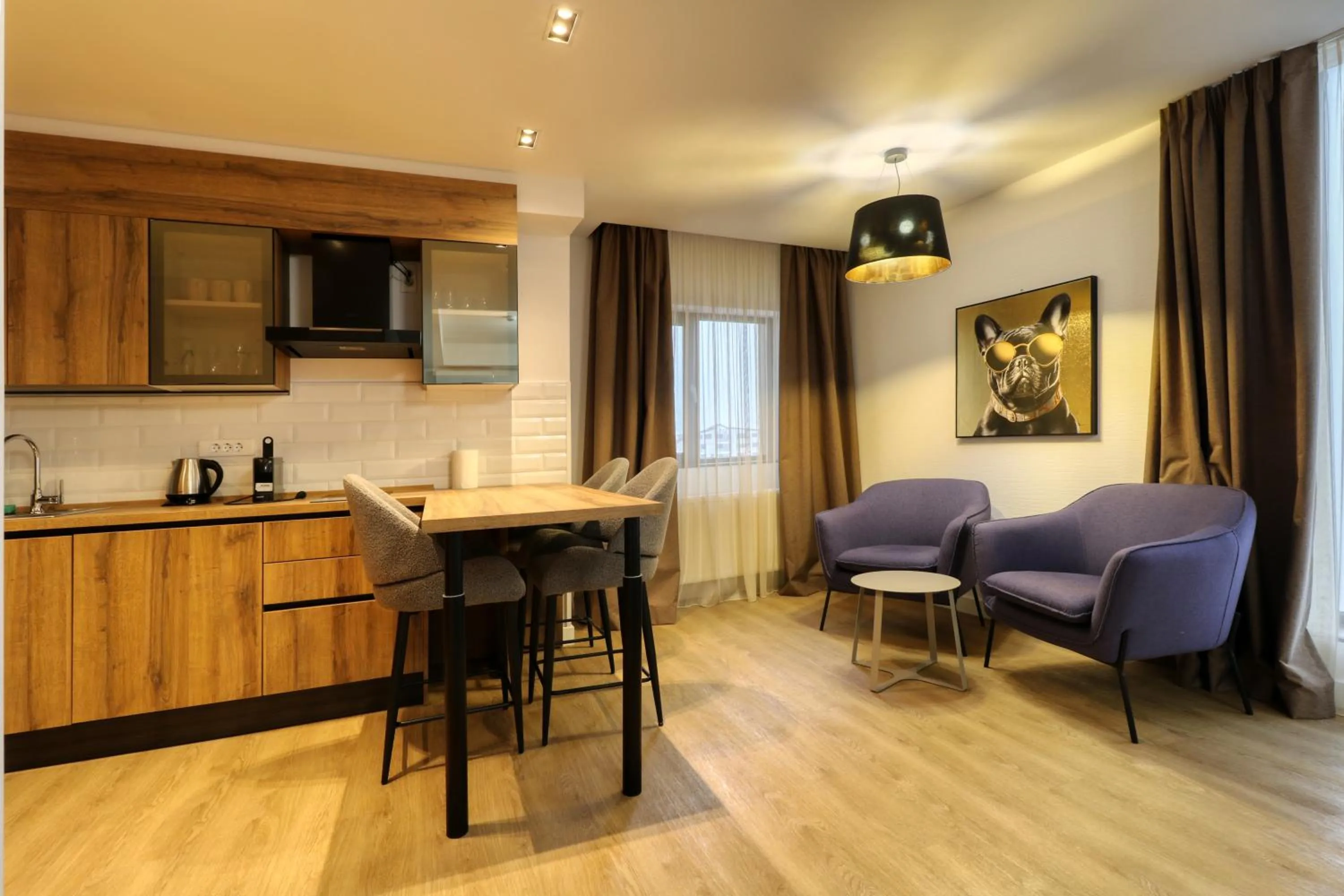 Seating area in Uni88 Apart Hotel