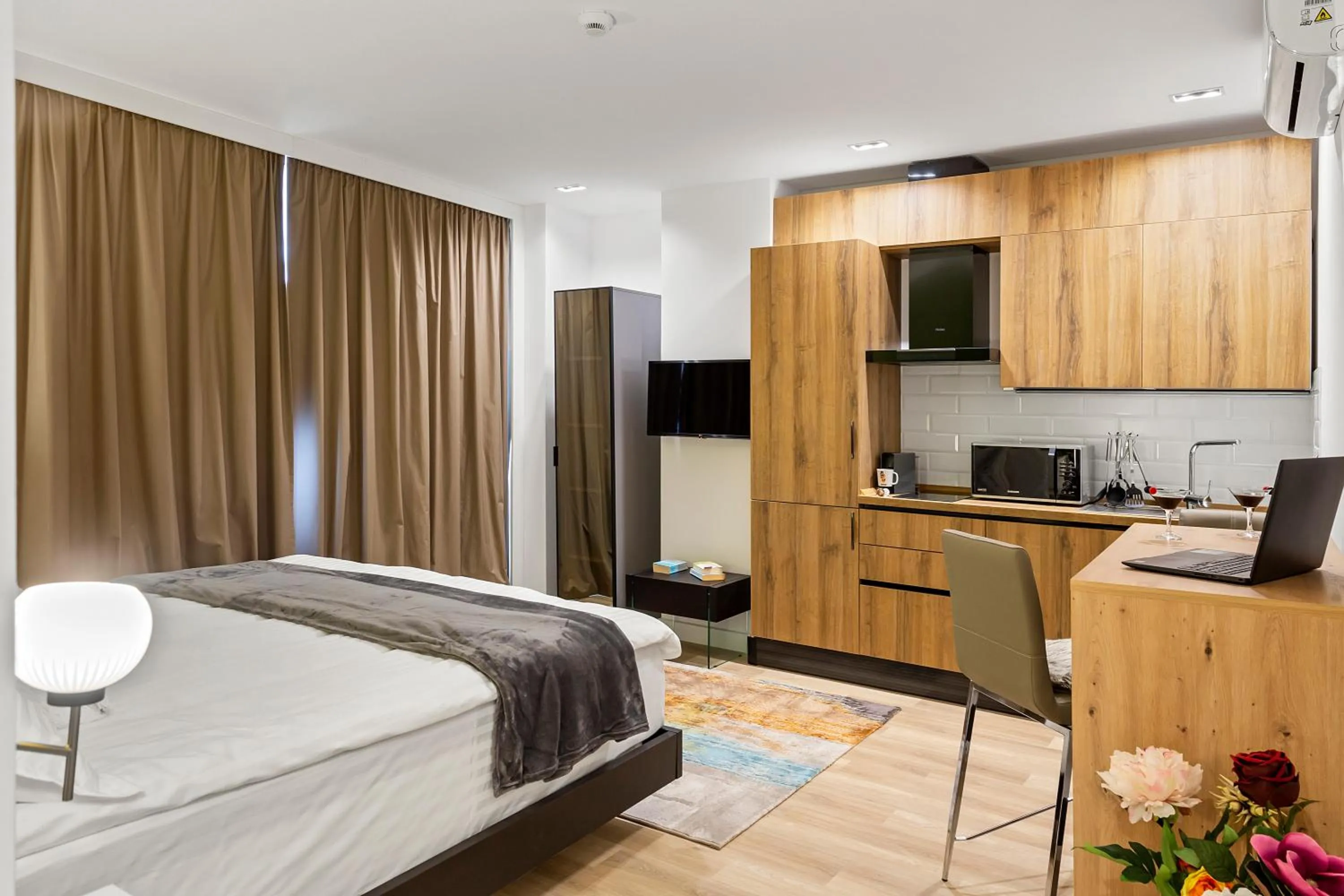 Bed in Uni88 Apart Hotel