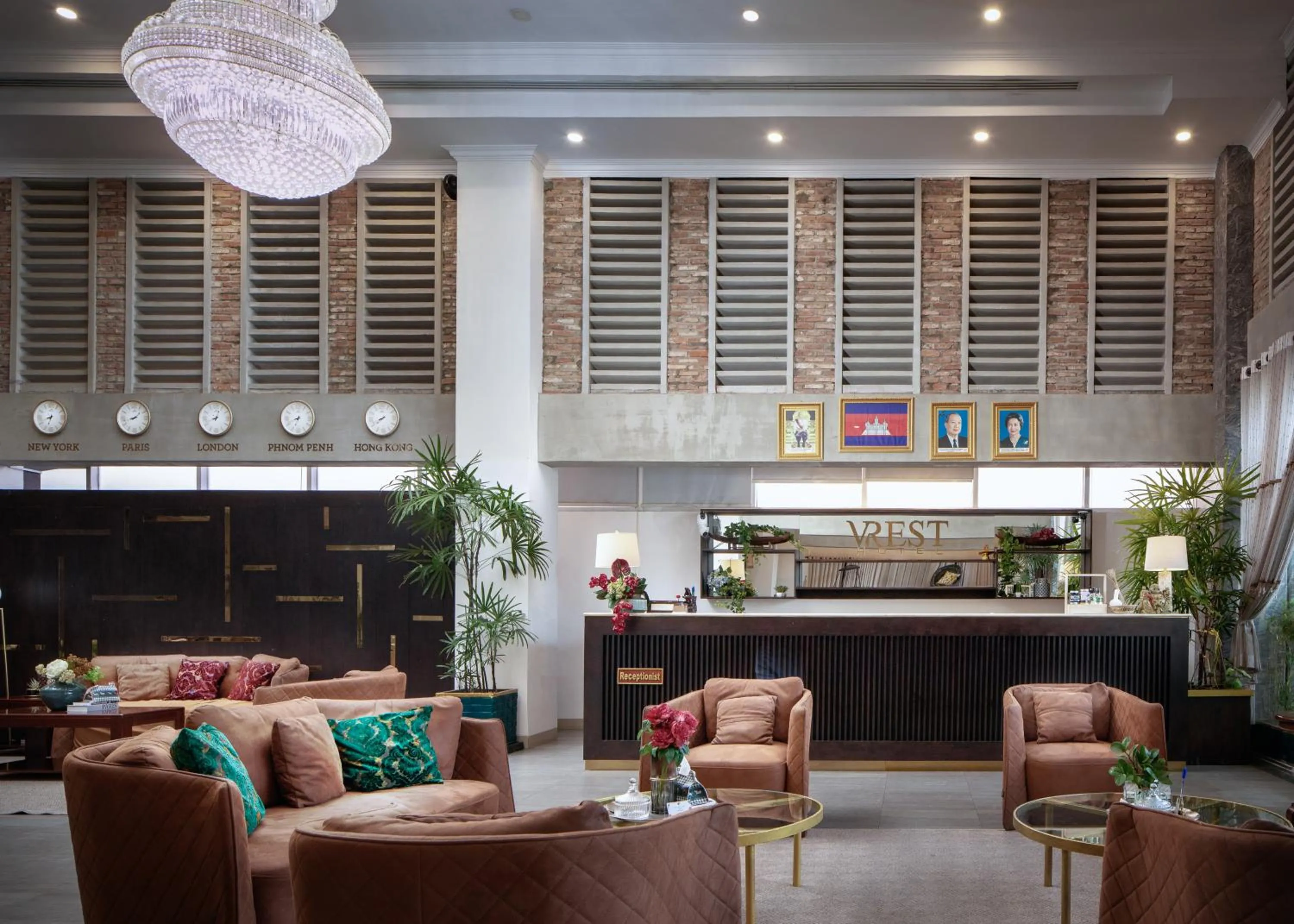 Lobby or reception in Vrest Hotel