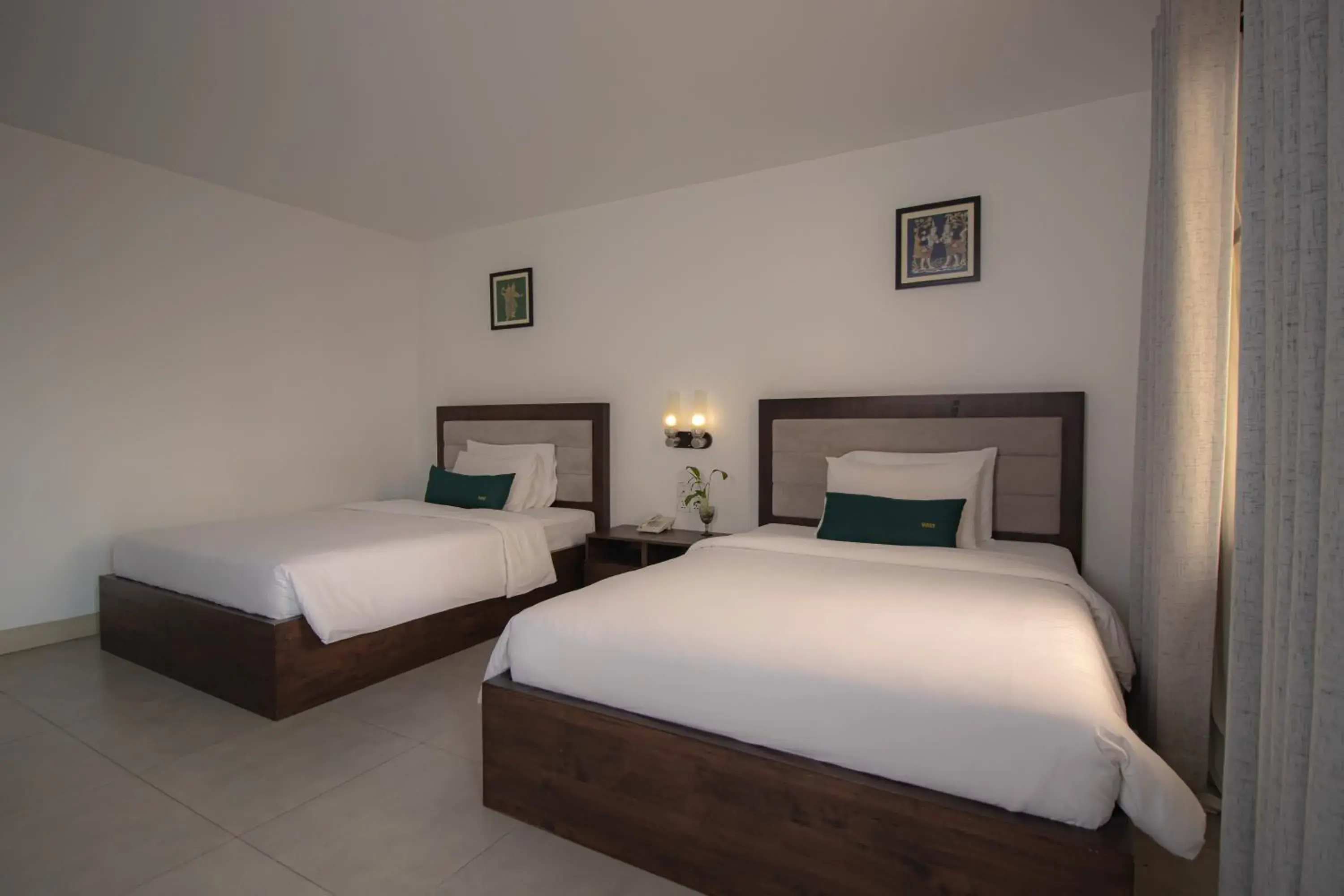 Twin Room with City View in Vrest Hotel Twin Room with City View in Vrest Hotel