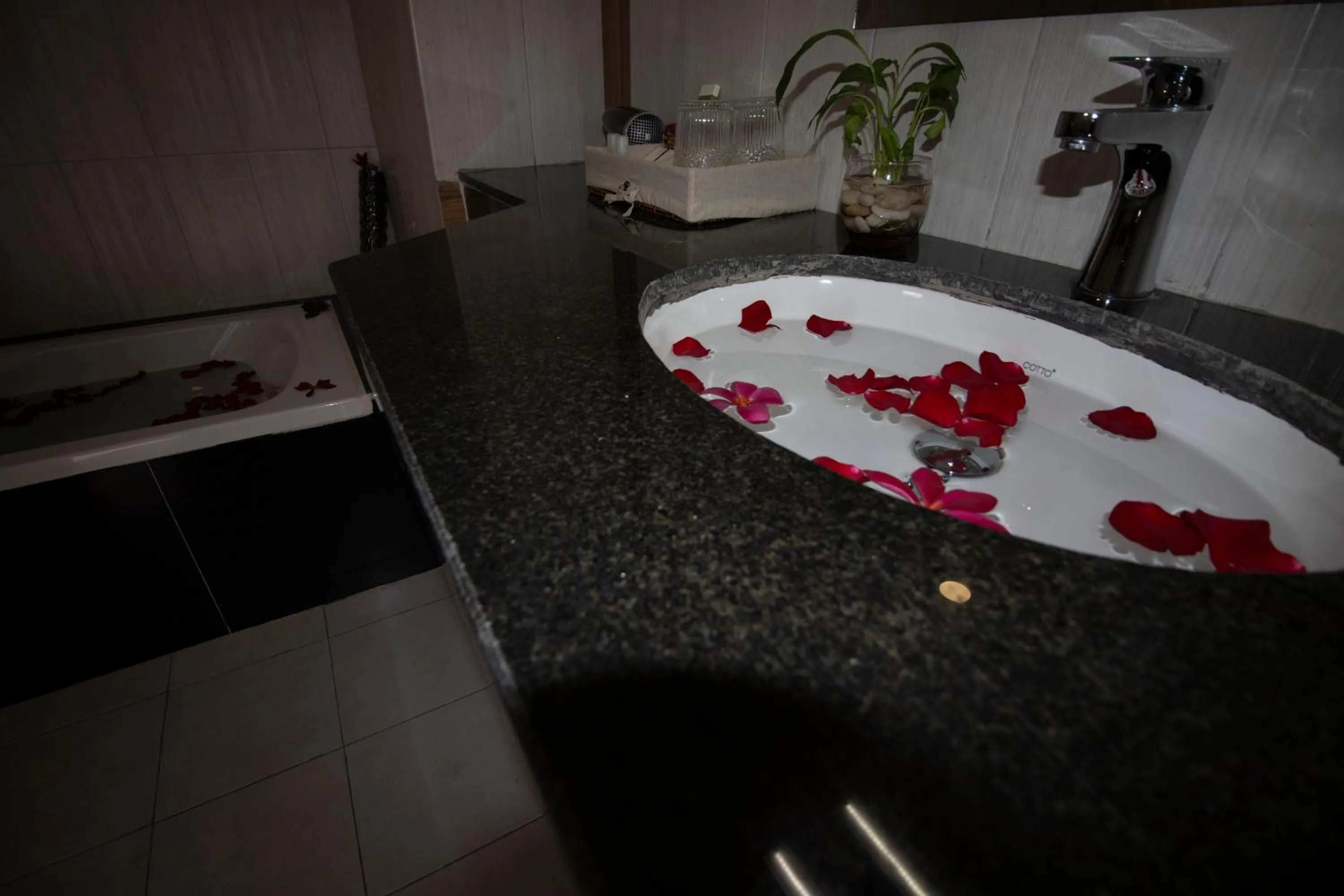 Bathroom in Vrest Hotel