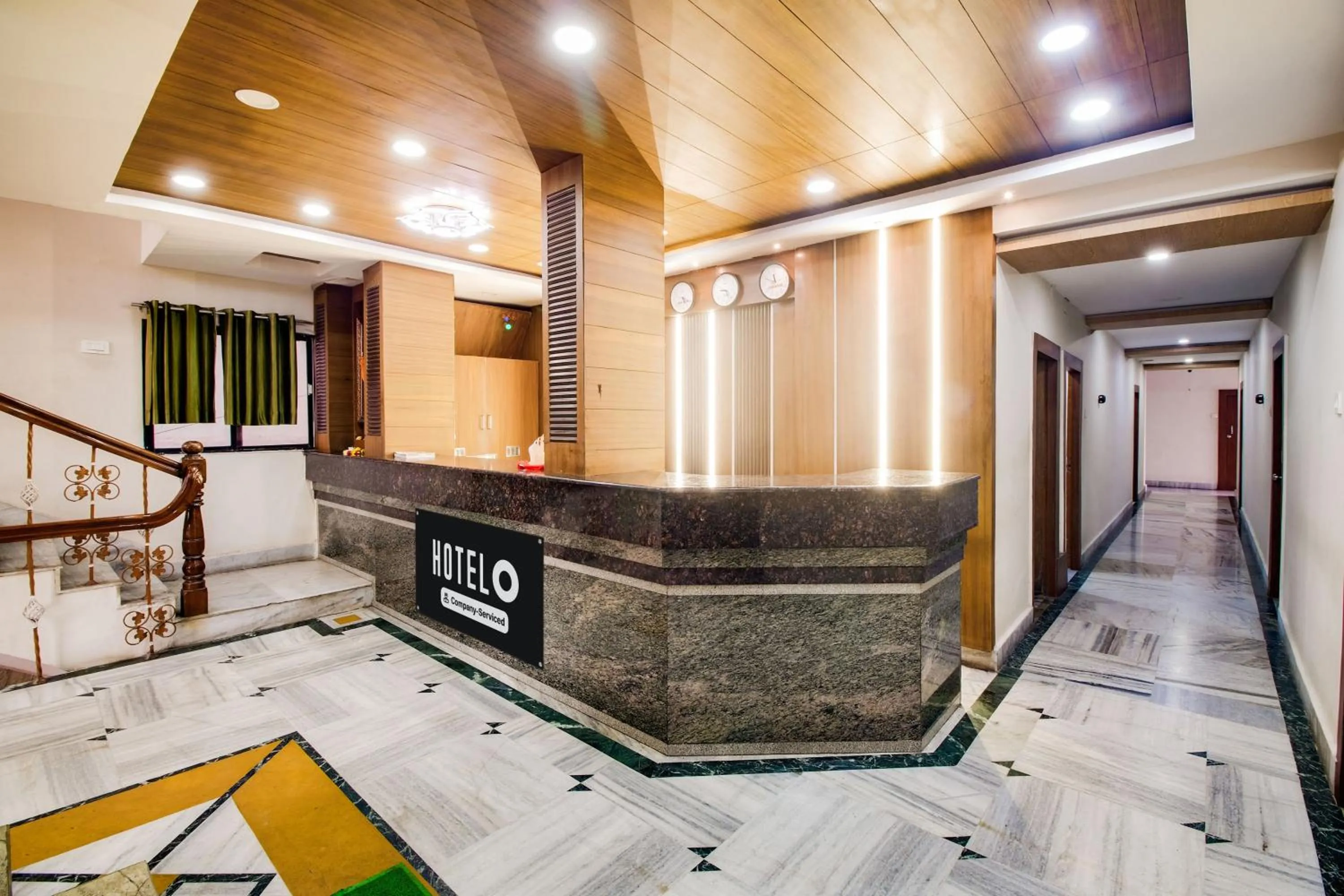 Lobby or reception in Super Hotel O Gurudwara Near RTC Complex