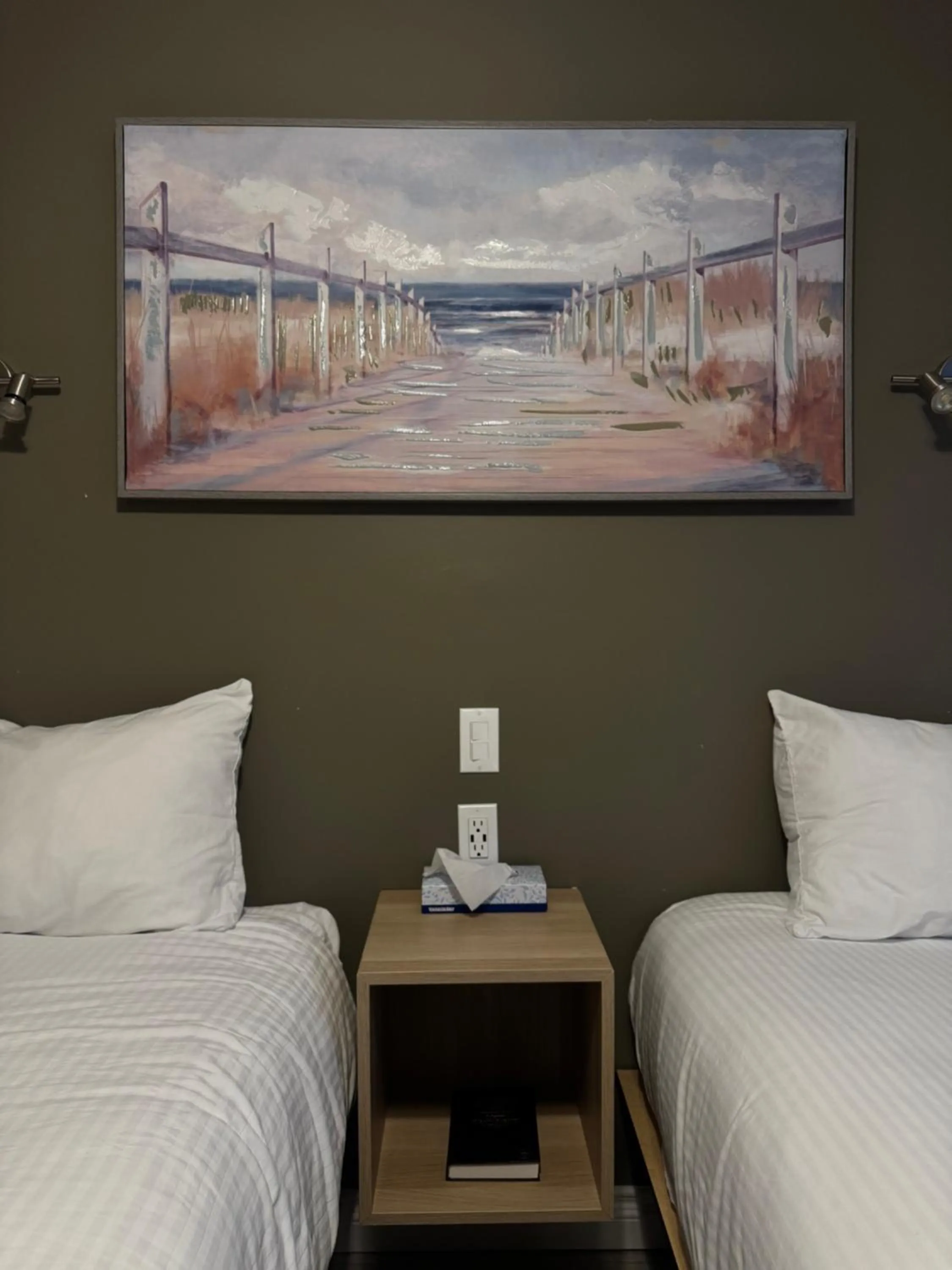 Bed in Motel Le Refuge