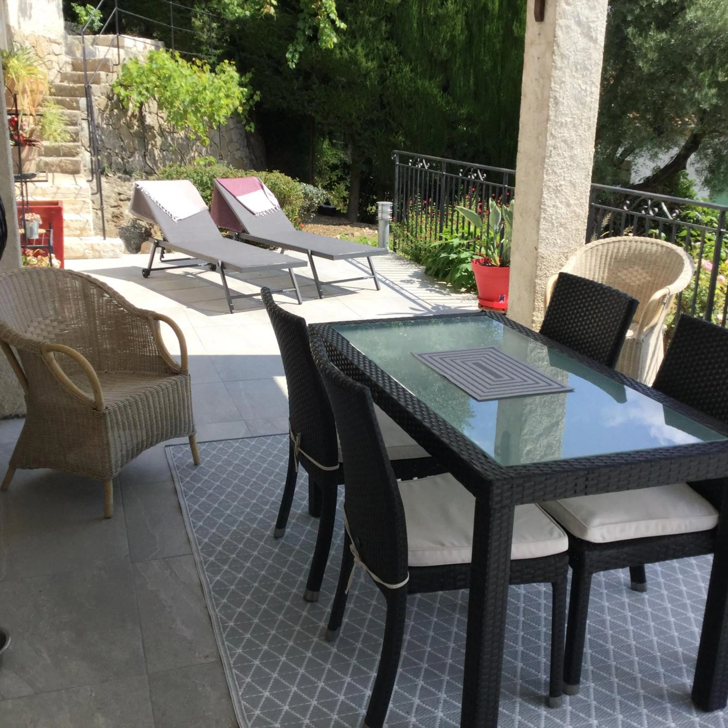 Balcony/Terrace in La Tourrette