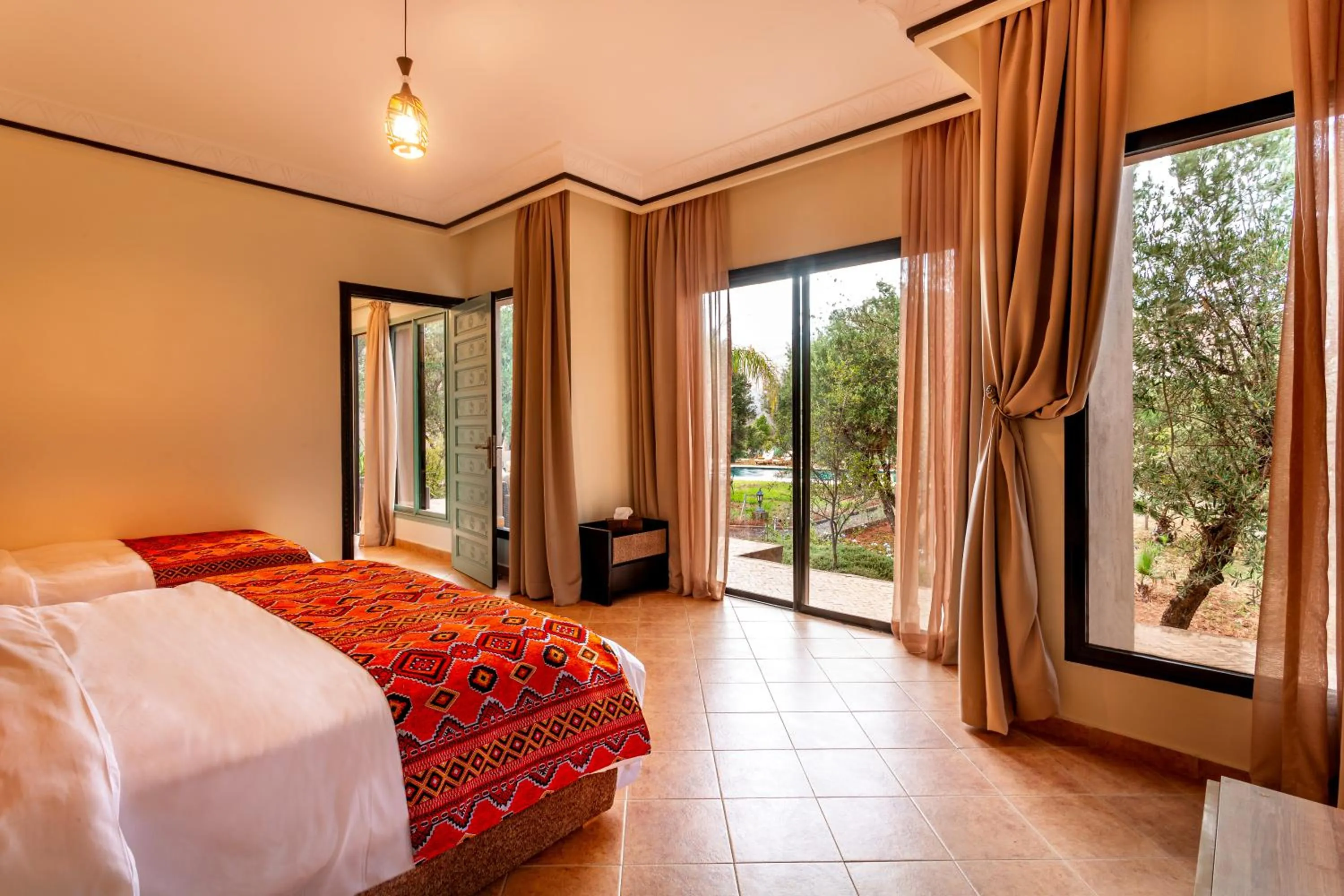 Bed in Atlas Luxury Garden