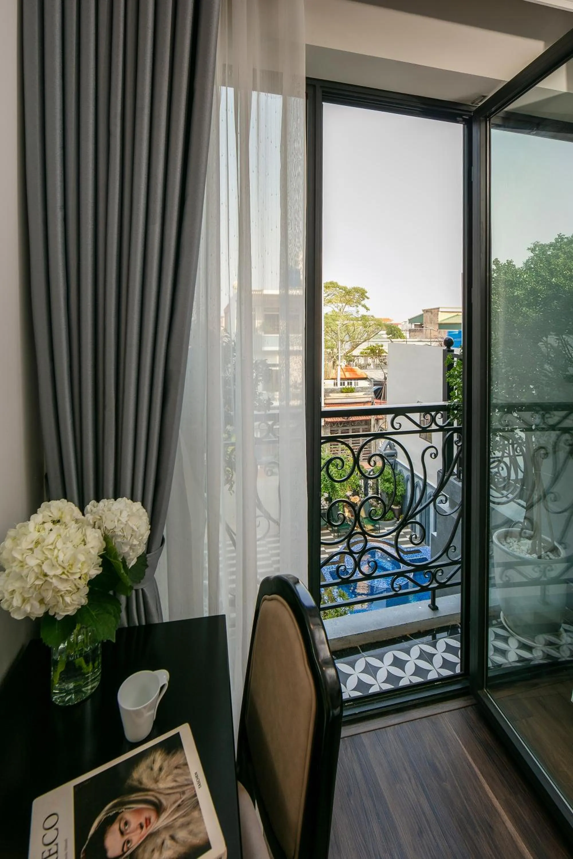 Patio in Phat Diem Plaza Hotel