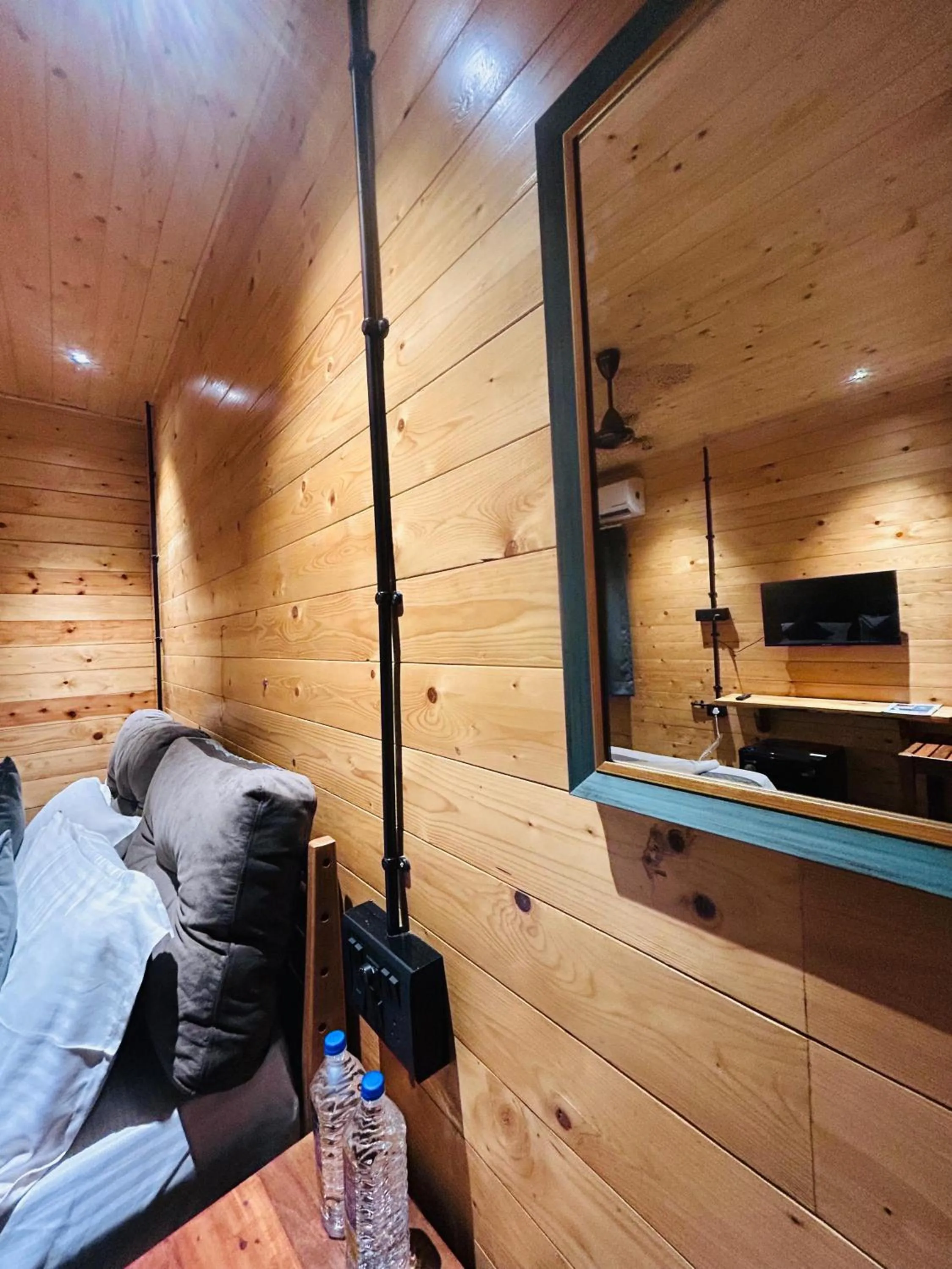 Bedroom in Seclude Eco Cottages