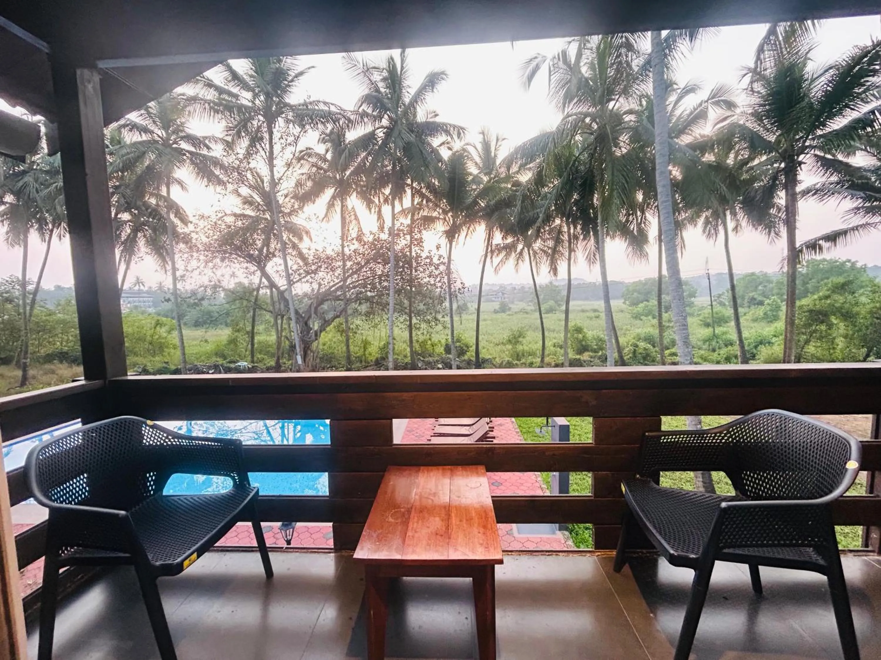 Balcony/Terrace in Seclude Eco Cottages