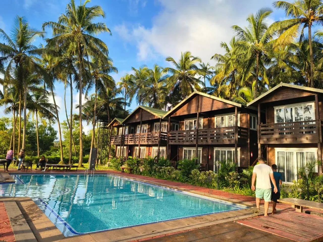 Pool view in Seclude Eco Cottages