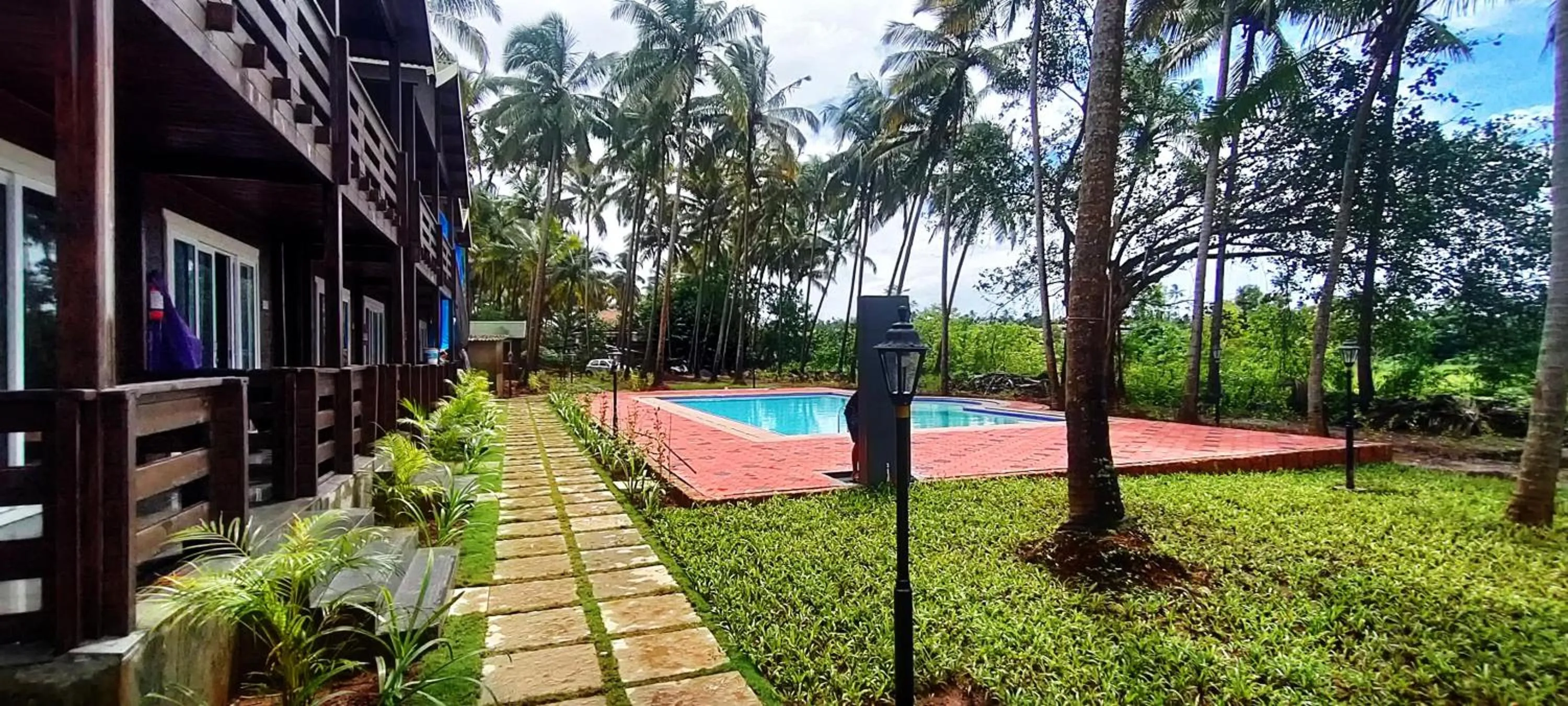 Garden in Seclude Eco Cottages