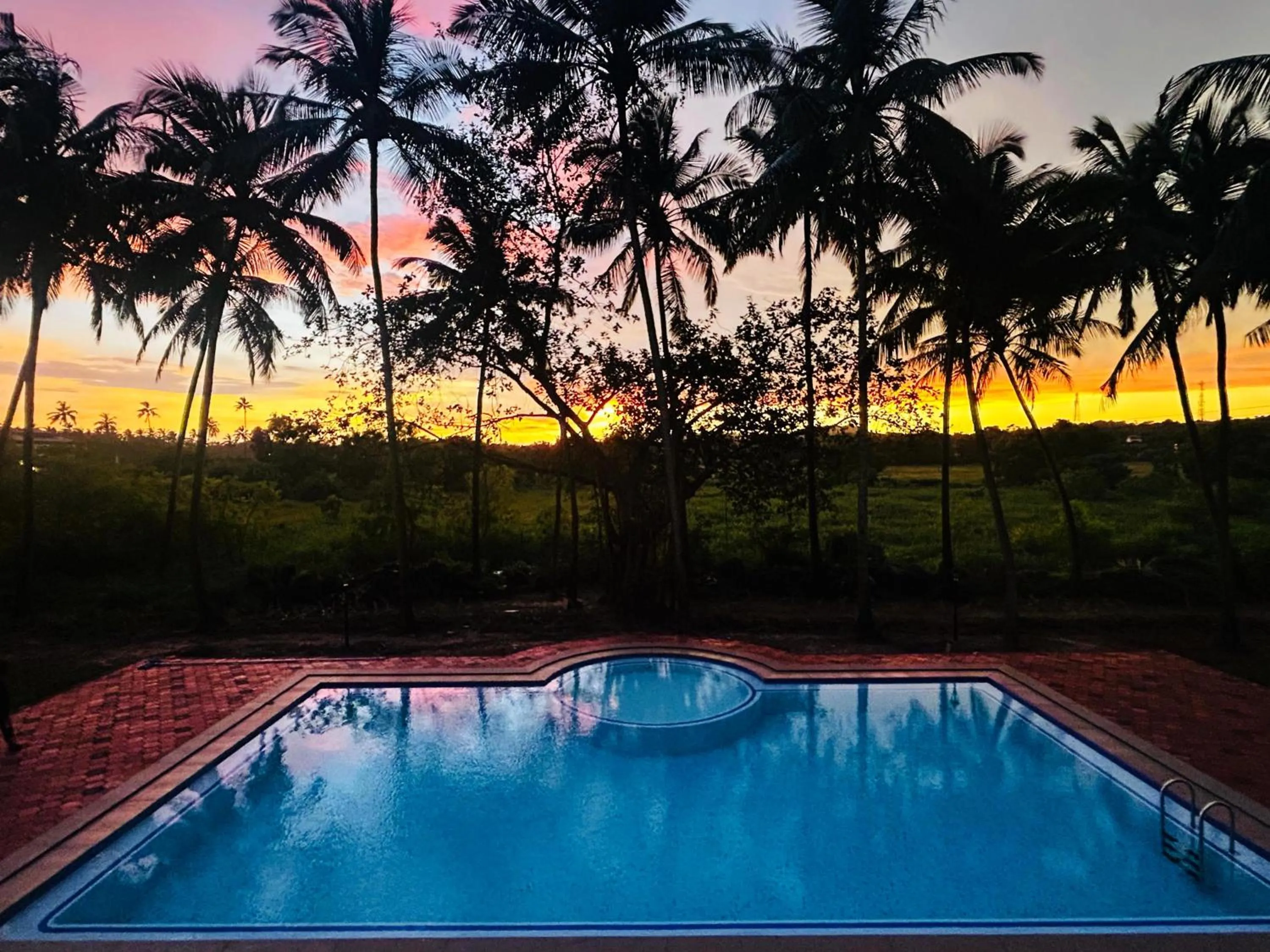 Sunset in Seclude Eco Cottages