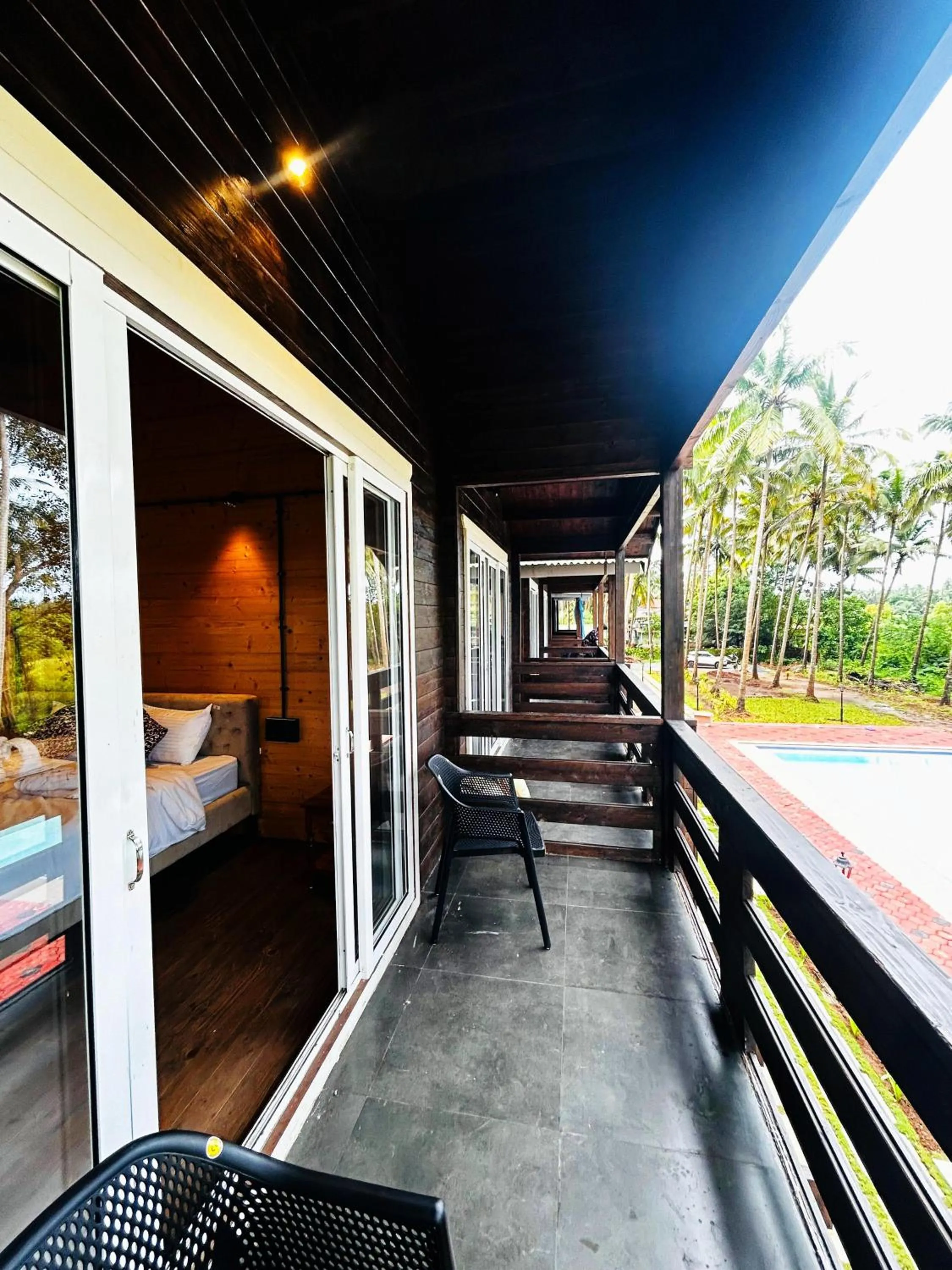 Balcony/Terrace in Seclude Eco Cottages