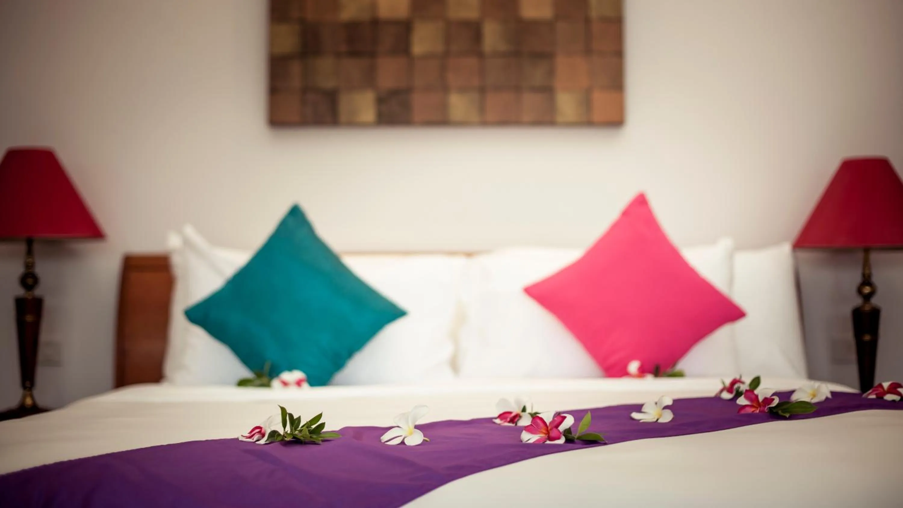 Decorative detail, Bed in Farmers Villa